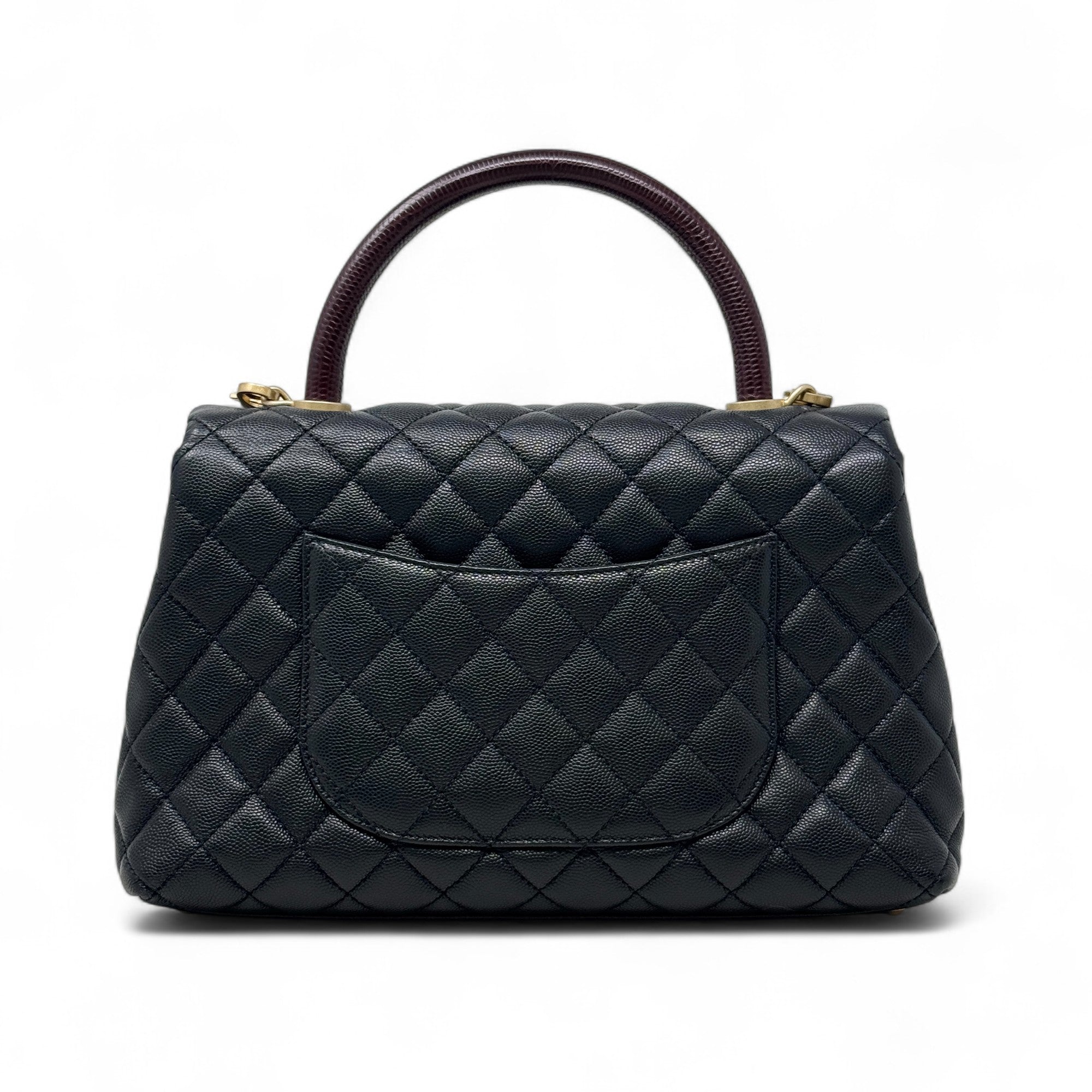 Chanel Black Medium Coco Handle Bag - Luxury Designer Handbag for Women | Perfect for Work, Evening Events & Everyday Use