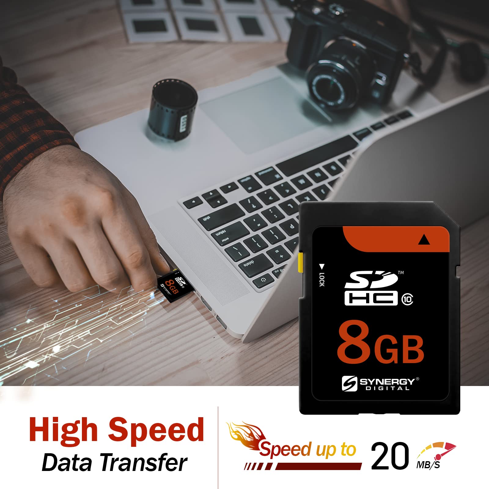 Fujifilm Finepix F85EXR 8GB SDHC Memory Card - Class 4 Flash Card for Digital Cameras & Photography