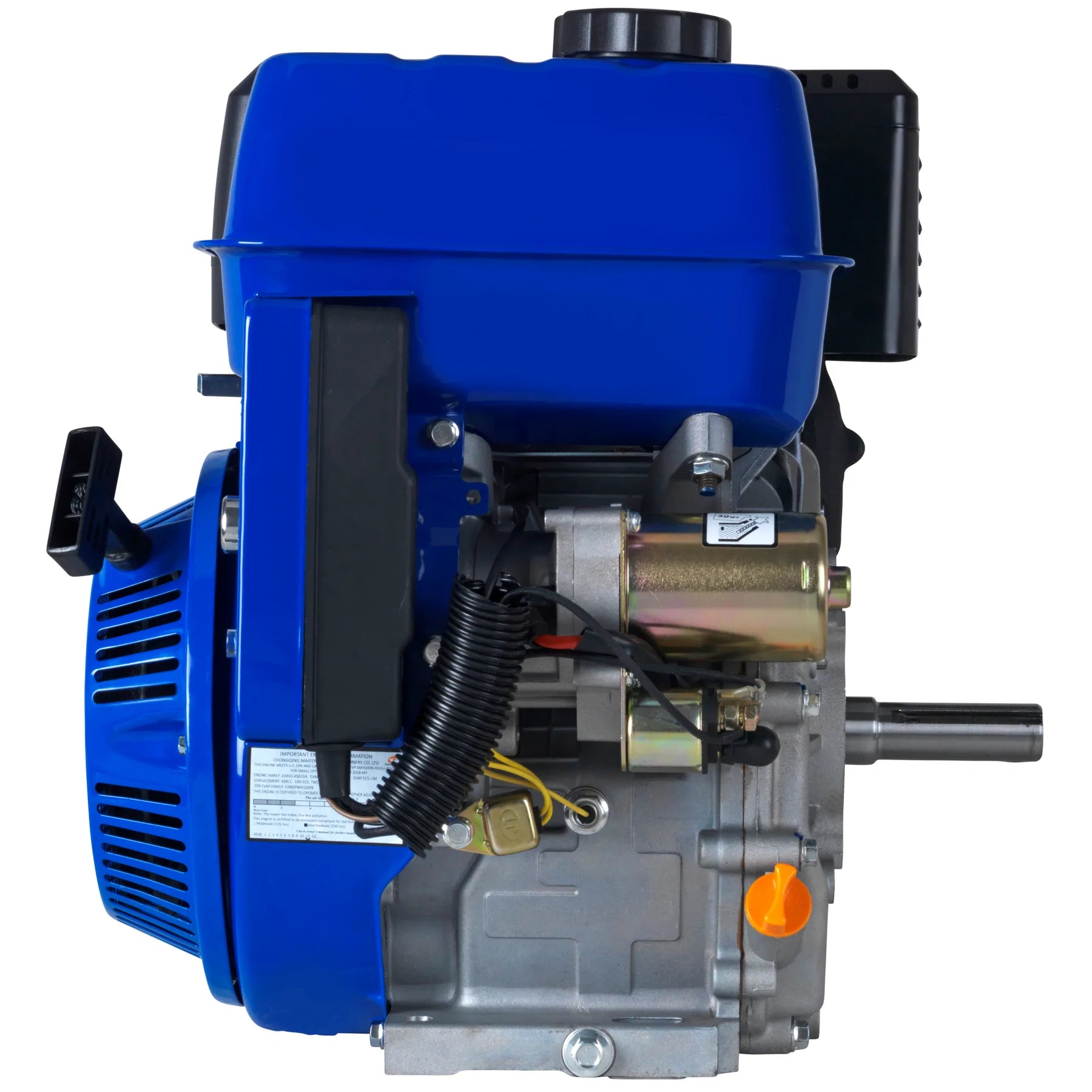 420cc 1-Inch Shaft Gasoline Engine with Recoil & Electric Start - Perfect for Go-Karts, Pressure Washers, and Small Machinery