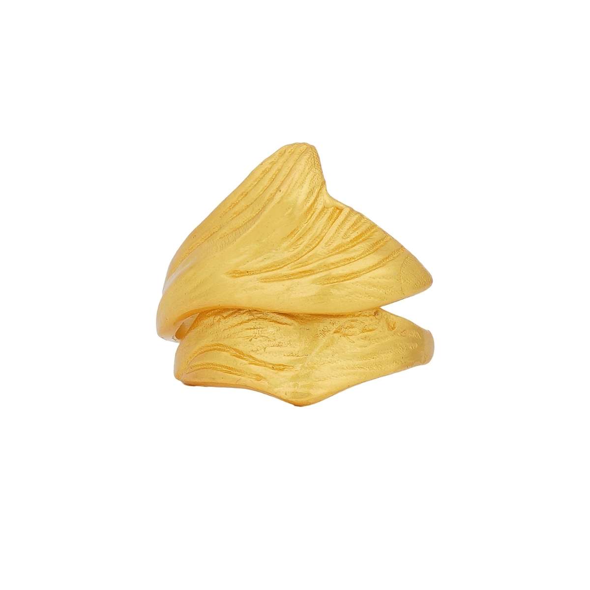 Bold in Gold Goldtone Statement Ring - Elegant Fashion Jewelry for Women, Perfect for Parties, Weddings & Special Occasions