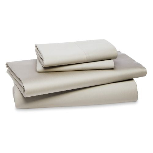 Delilah Home Organic Cotton Sheet Set - Queen Size, 4-Piece, 100% Natural Soft Breathable Bed Sheets for Comfortable Sleep - Perfect for Master Bedroom, Guest Room, or Vacation Home