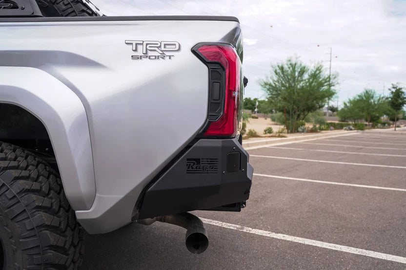 Rago Fabrication Heavy-Duty Rear Bumper for 2024-2025 Toyota Tacoma TRD Off-Road | Durable Steel Construction for Enhanced Protection | Perfect for Off-Roading, Overlanding & Truck Customization