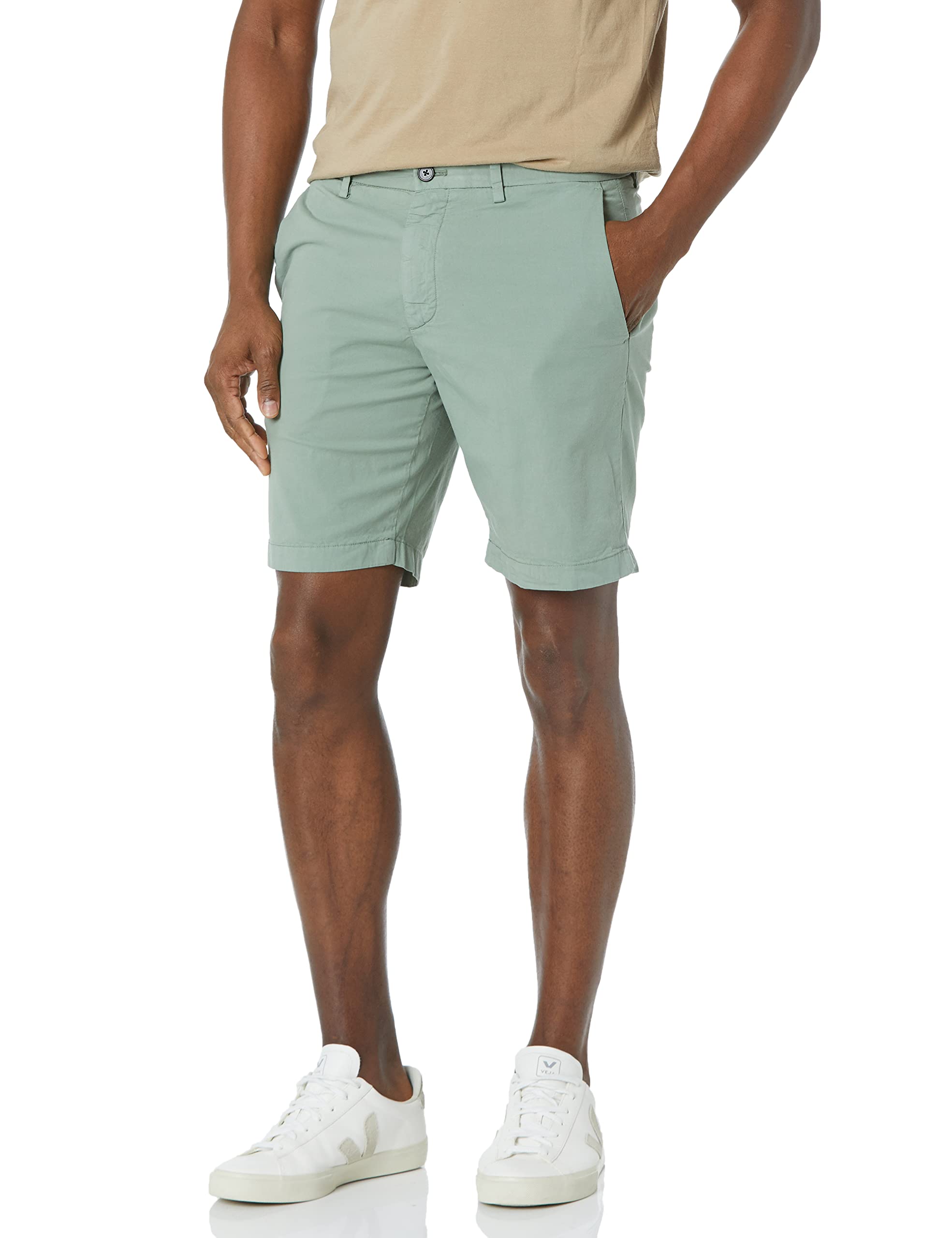 Theory Men's Zaine Patton Slim Fit Shorts - Comfortable & Stylish Casual Shorts for Summer, Travel & Outdoor Activities