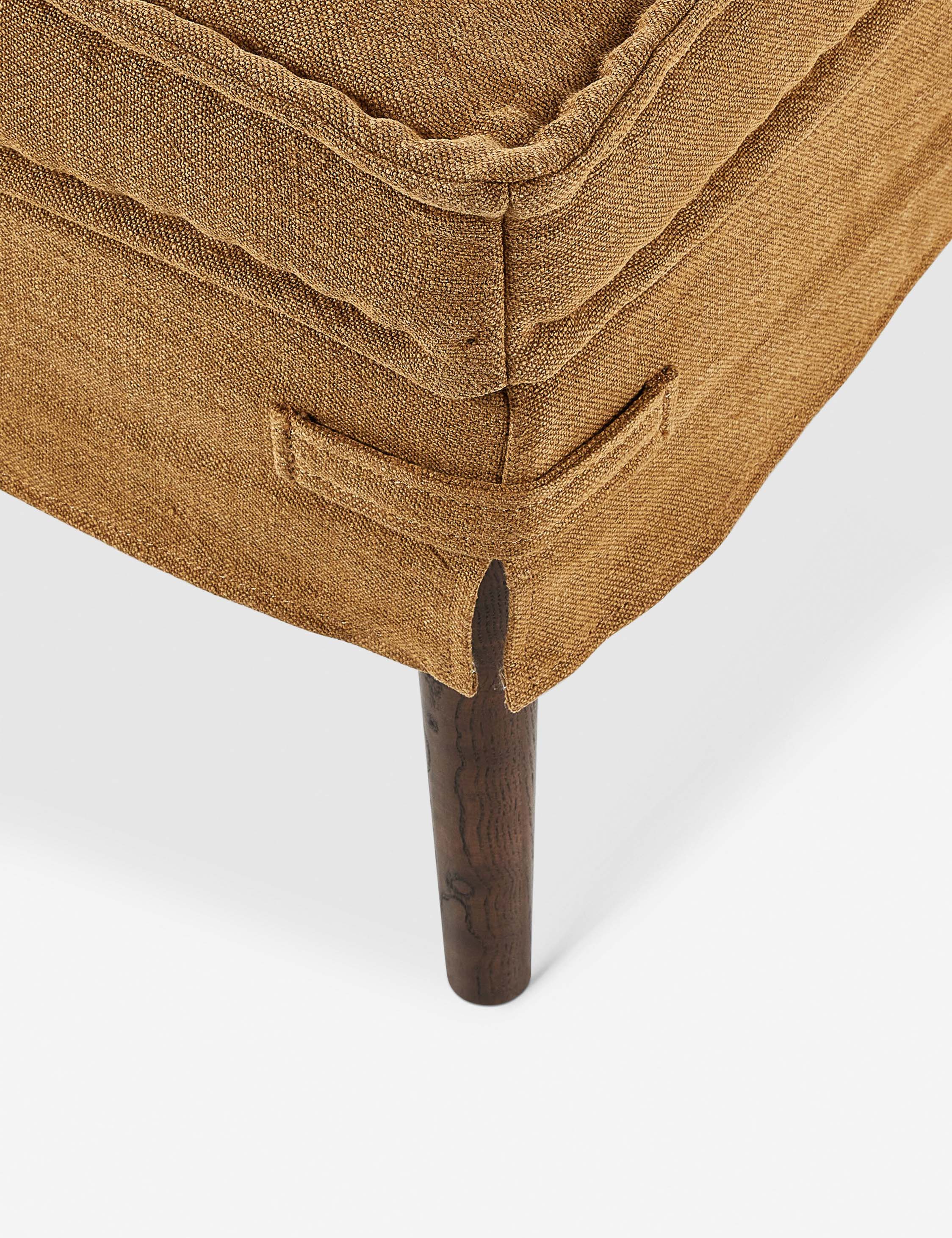 Cole Square Ottoman by Amber Lewis x Four Hands - Modern Storage Footrest for Living Room, Bedroom & Office - Perfect for Extra Seating & Stylish Home Decor