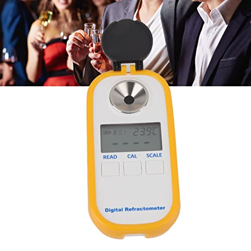 Pssopp Digital Alcohol Tester 0-80% with Smart Brix Refractometer - Accurate Home Brewing Kit for Wine & Beer Making - Easy-Read LCD Display for Hobbyists & Craft Brewers | Perfect for Home Brewing, Winemaking, and Distilling