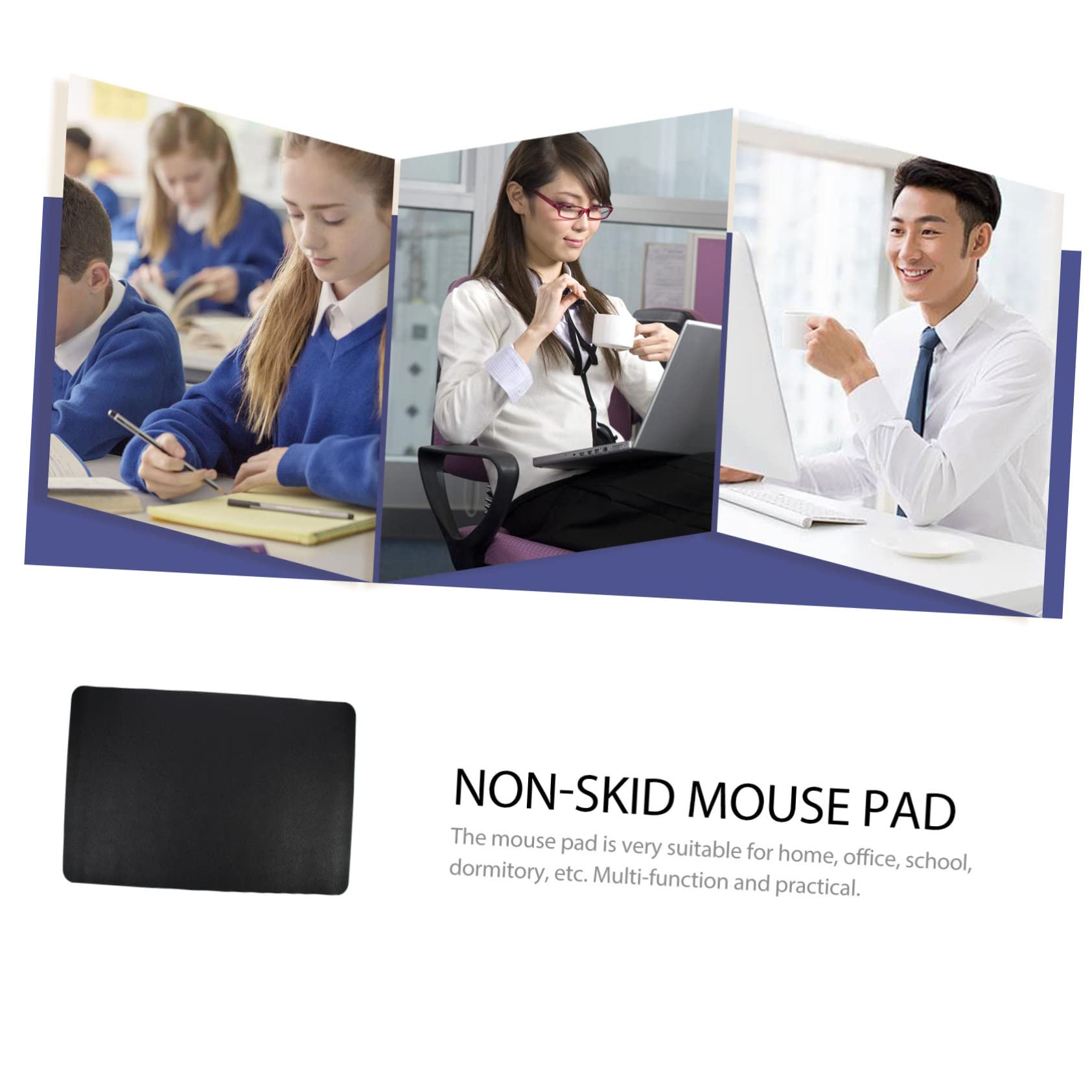 Premium Leather Manicure Hand Pillow & Keyboard Wrist Rest Pad - Non-Slip Mouse Pad with Ergonomic Support for Office, Gaming & Nail Salon Use