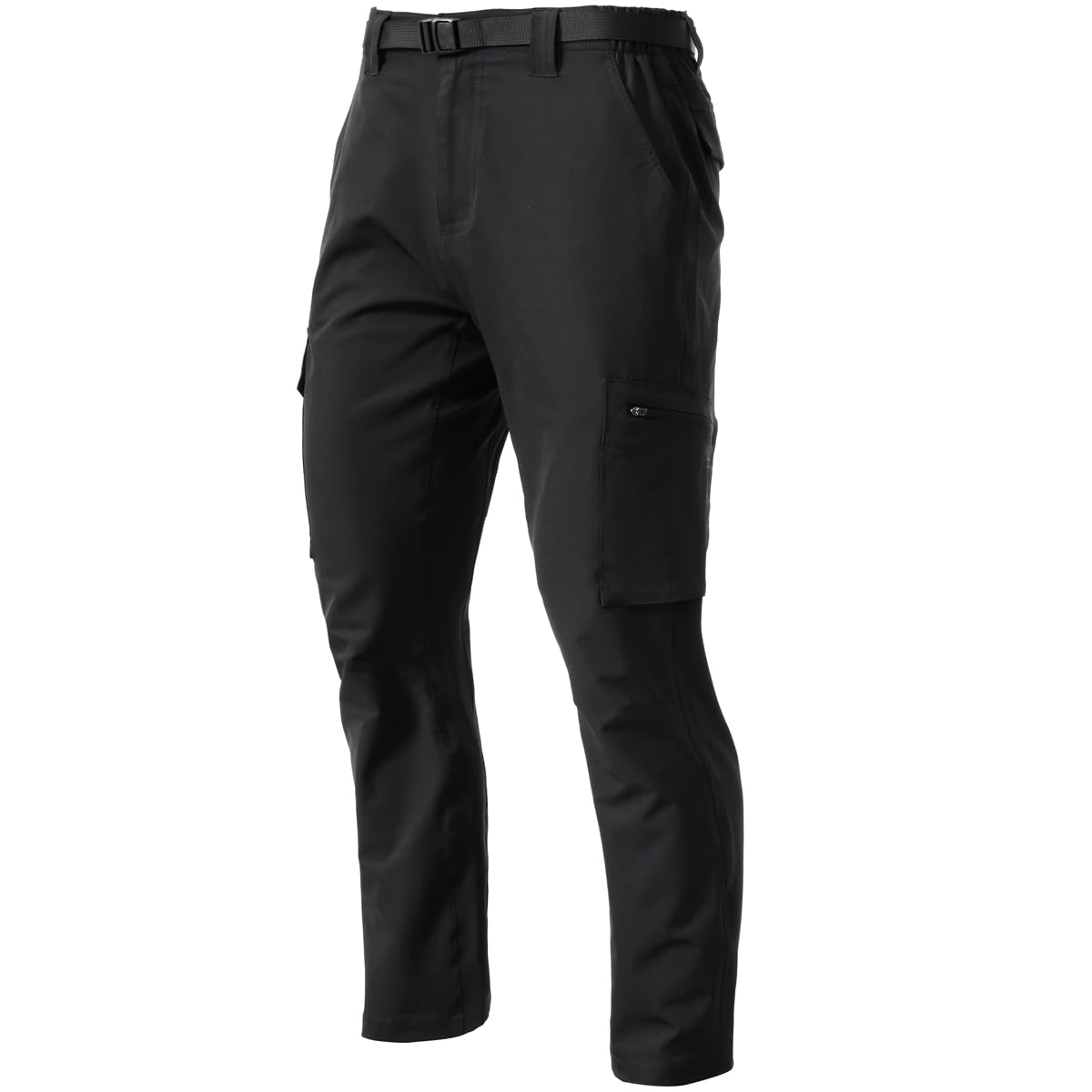 Men's Lightweight Waterproof Cargo Pants - Quick Dry Tactical Hiking Pants with Adjustable Belt for Outdoor Adventures, Camping & Travel