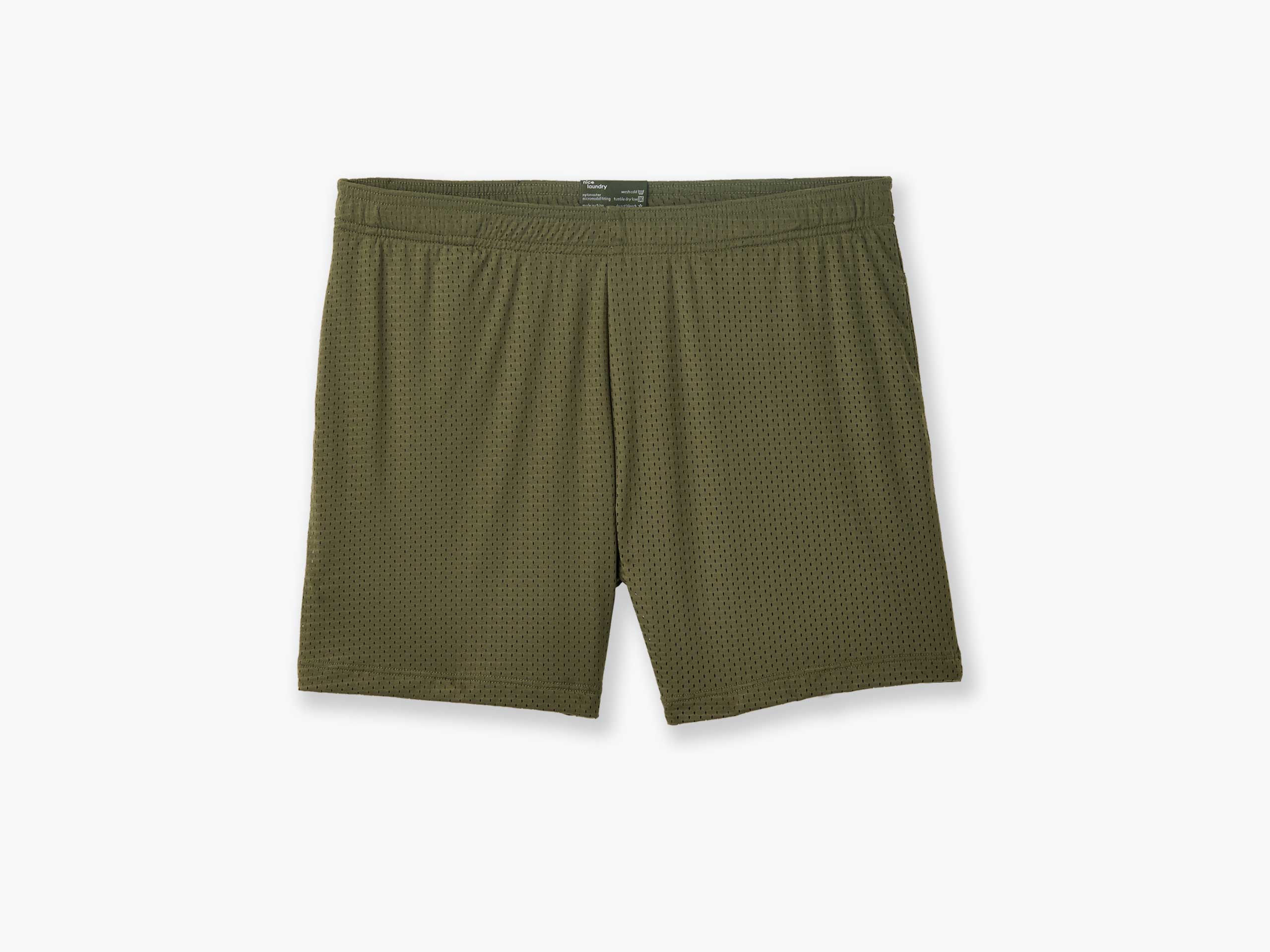 4 Pocket Lounge Shorts for Men - Comfortable Matte Olive Casual Shorts | Perfect for Relaxing at Home, Lounging, and Outdoor Activities