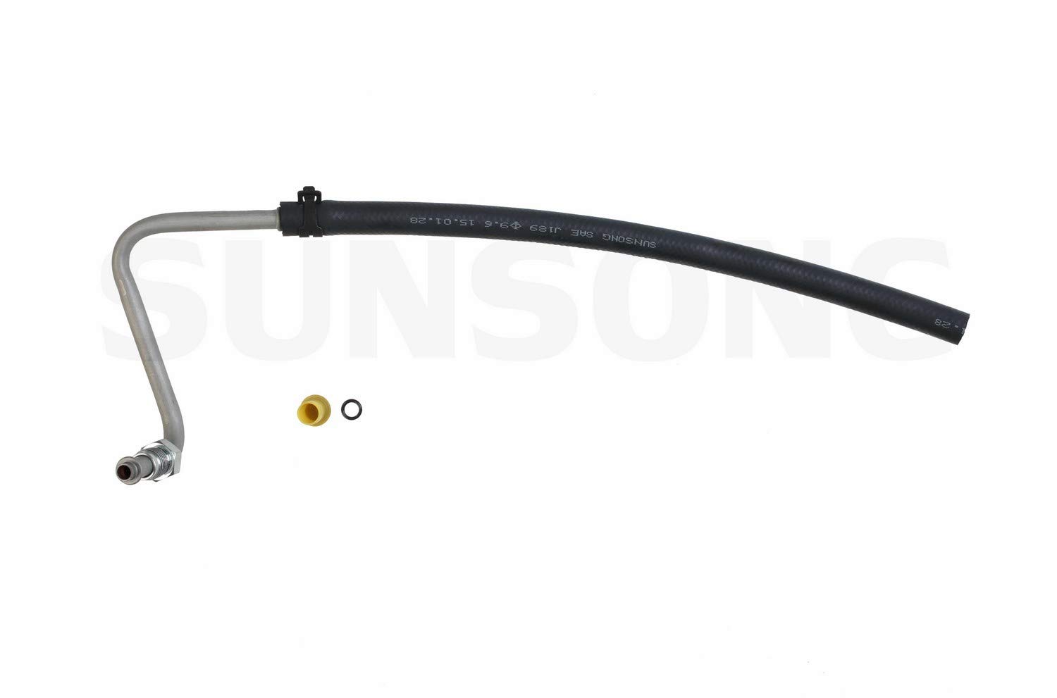 Sunsong 3402308 Power Steering Return Line Hose Assembly - High-Quality Replacement for Smooth Steering Performance | Perfect for Chevy, GMC, Ford & Dodge Trucks & SUVs