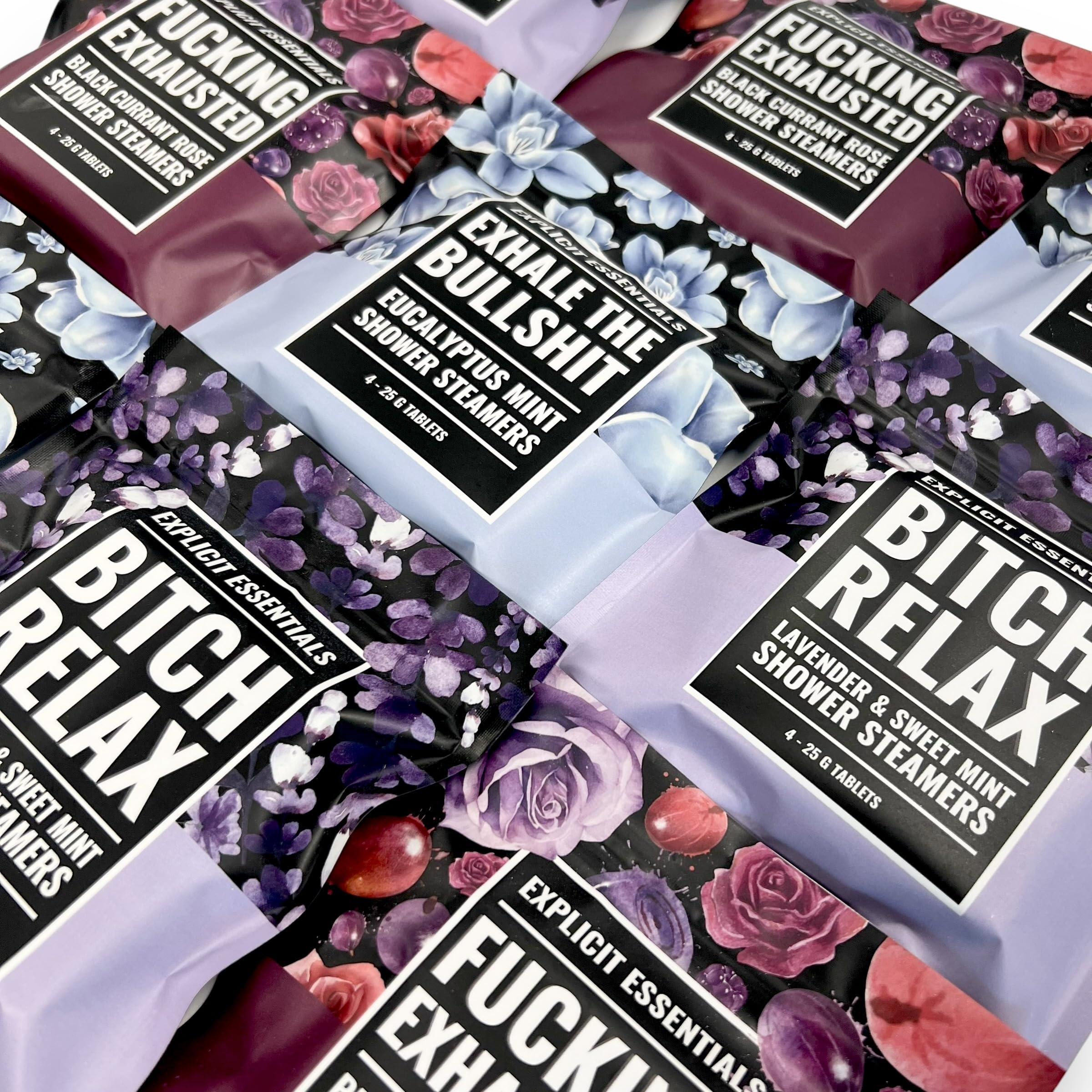 Relaxing Shower Steamer Gift Set for Self Care - Aromatherapy Essential Oils with Lavender & Eucalyptus - Perfect for Stress Relief, Spa Nights & Home Relaxation