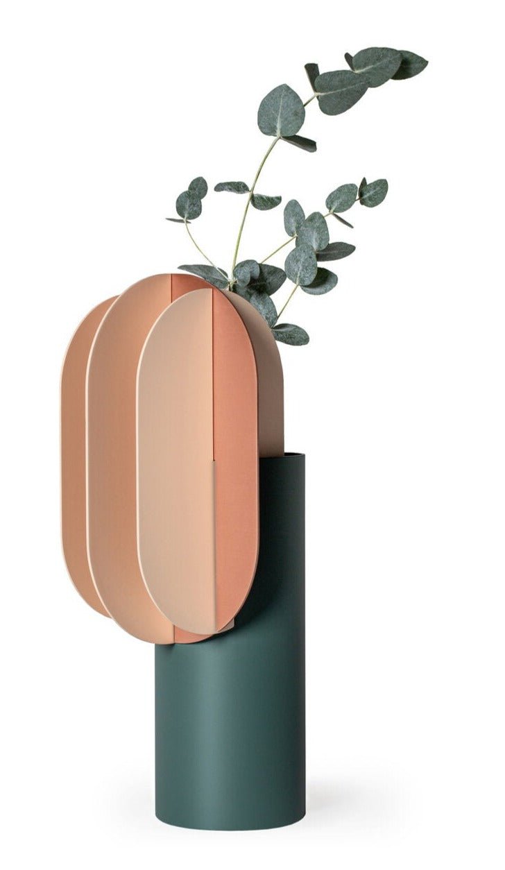 Noom Gabo Vase CS10 - Modern Ceramic Home Decor for Living Room, Bedroom & Office | Perfect for Flowers, Centerpieces & Interior Design