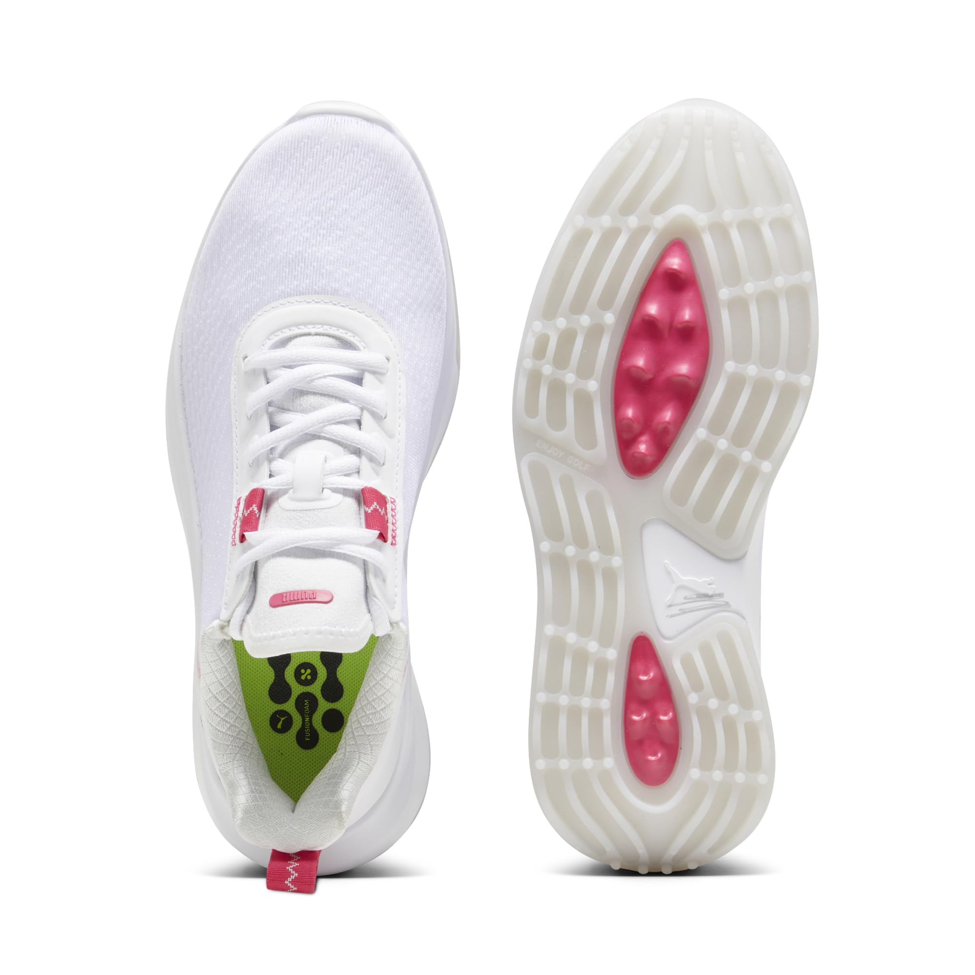 PUMA Women's Fusion Crush Sport Golf Shoes - Lightweight Comfort & Style for Women Golfers - Perfect for Golf Course & Casual Wear