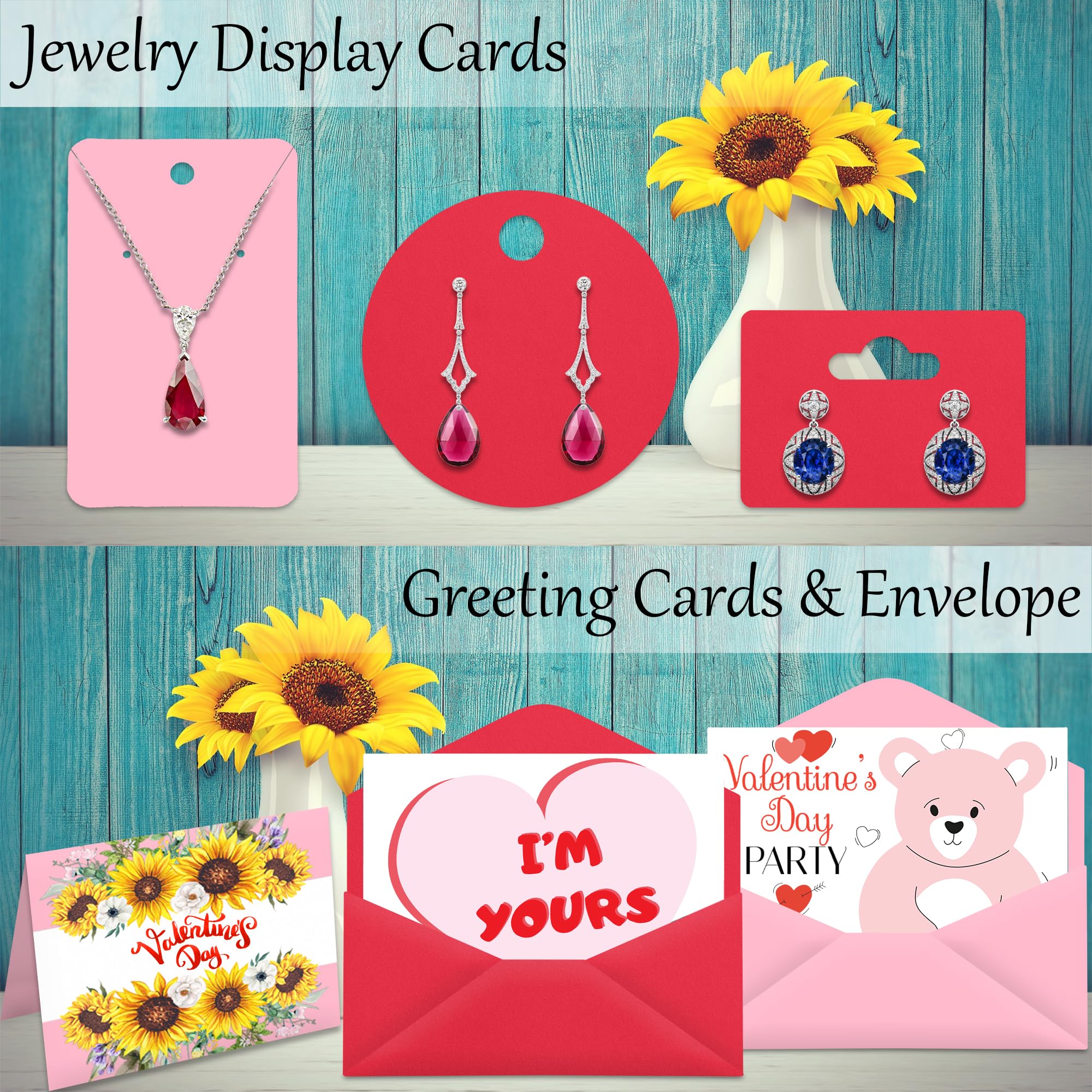 25 Sheets Red and Pink Cardstock Paper 8.5'' x 11'' - 250gsm/92lb Premium Thick Paper for Scrapbooking, Wedding Invitations, DIY Greeting Cards, Flyers & Craft Projects - Perfect for Home, Office & School Use