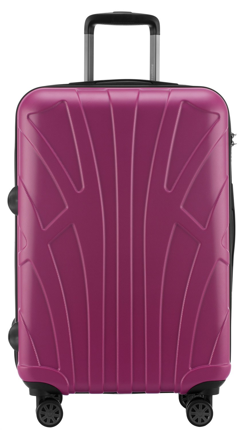 Suitline 3-Piece Pink Luggage Set - Lightweight Spinner Suitcases for Women & Men, Perfect for Travel, Business Trips & Vacations