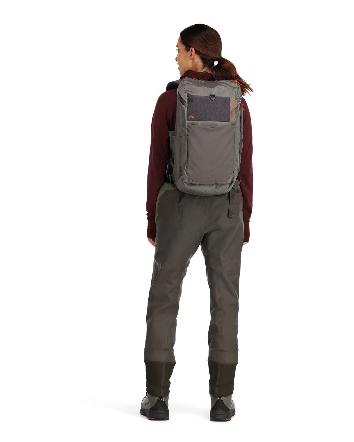 Simms Freestone Backpack - Waterproof Fishing Backpack for Men & Women - Durable Pewter Gray Hiking & Outdoor Gear - Perfect for Fly Fishing, Camping & Travel Accessories