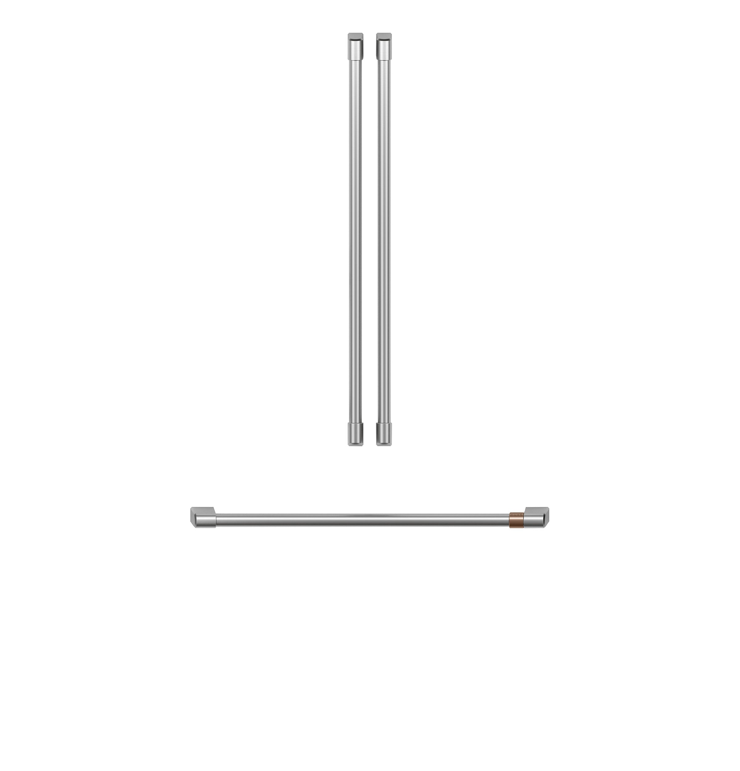 Stainless Steel Refrigerator Handle Kit - Brushed Finish for 36