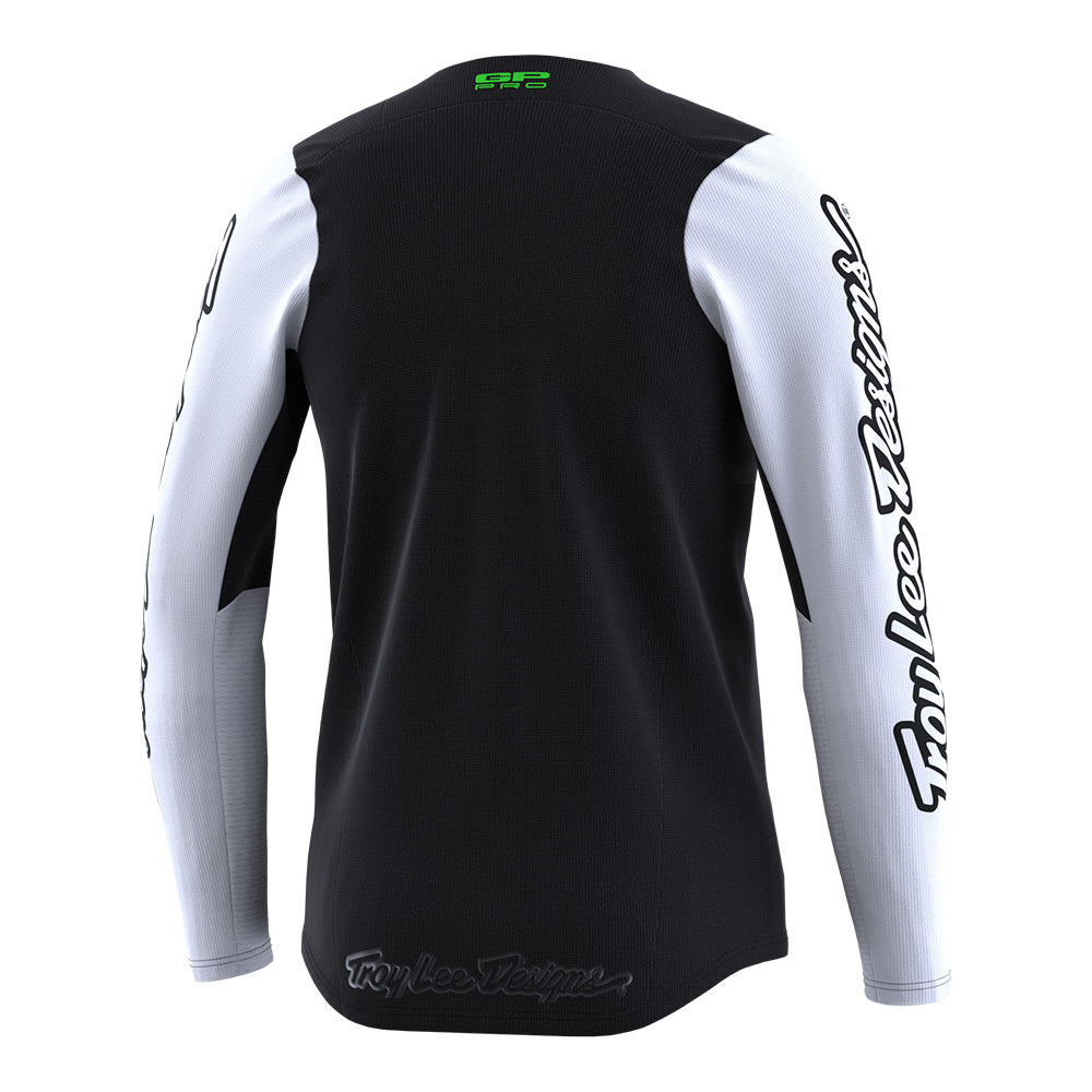 Youth GP Pro Jersey Boltz Black/White - High-Performance Cycling Jersey for Men & Women - Perfect for Road Biking, Mountain Biking & Outdoor Sports