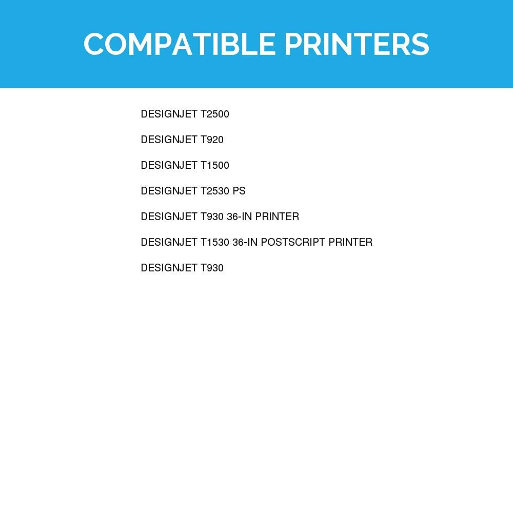 LD Remanufactured High Yield Matte Black Ink Cartridge Replacement for HP 727XL B3P22A - Compatible with HP Designjet T2500, T920, T1500, T2530, T930, T1530 Printers - Perfect for Office, Graphic Design & Large Format Printing