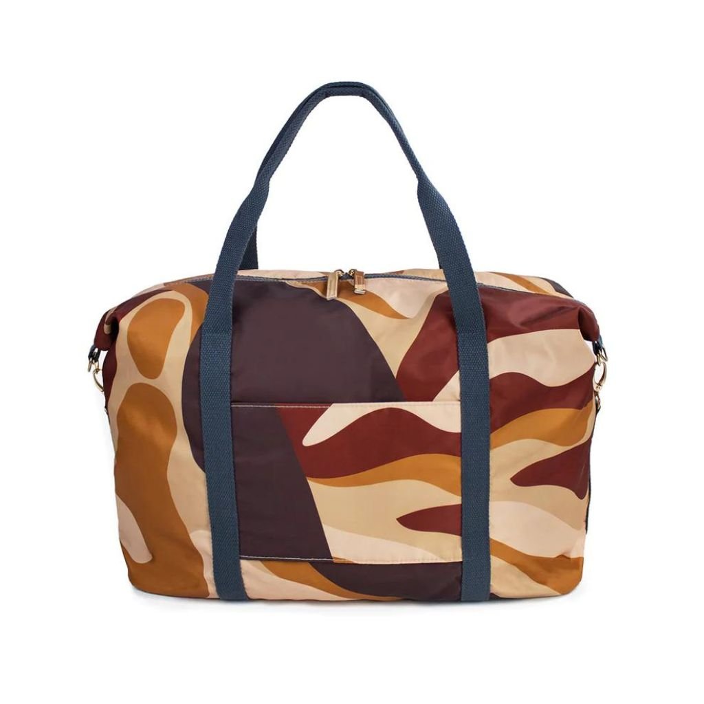 Kind Bag Weekend Duffel Holdall - Abstract Caramel Travel Bag for Gym, Work & Weekend Getaways | Durable & Stylish Carryall