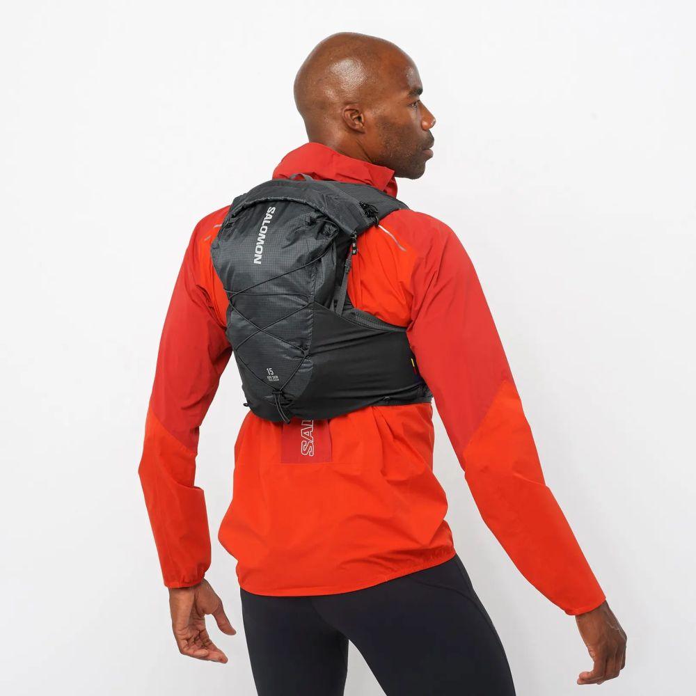 Salomon Unisex Adv Skin X Season 15 Hydration Vest Set - Lightweight Running Pack for Trail Runners & Hikers - Perfect for Long-Distance Running, Marathon Training & Outdoor Adventures