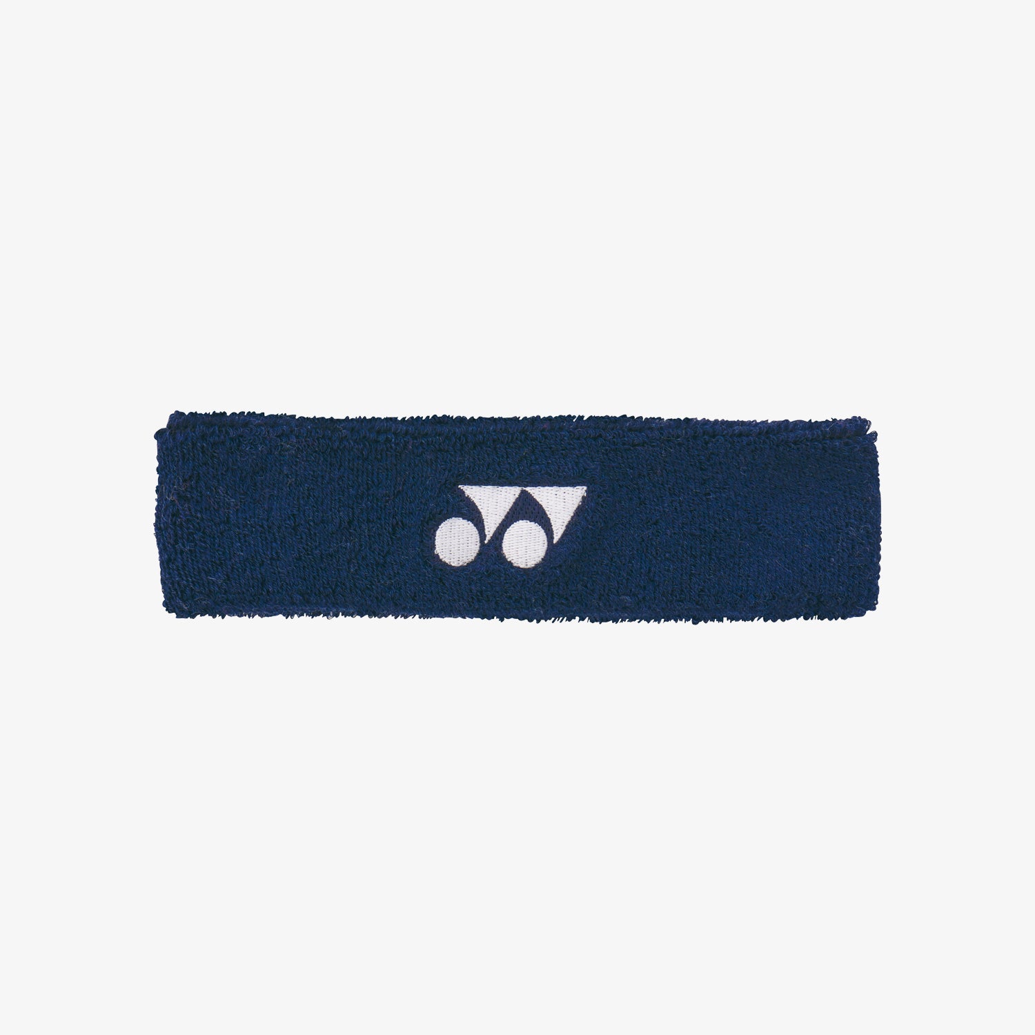 Yonex AC259NB Logo Headband for Tennis & Badminton - Moisture Wicking Sports Headband for Men & Women - Navy Blue - Perfect for Workouts, Running & Outdoor Activities