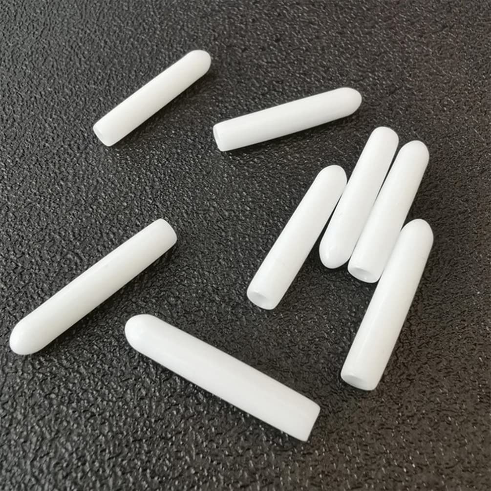 SOLUSTRE 200pcs Dishwasher Rack Protector Caps - White Rubber End Covers for Dishwasher Tine Prongs, Shelf Tips & Rack Repair - Durable Dishwasher Accessories for Kitchen & Home Use