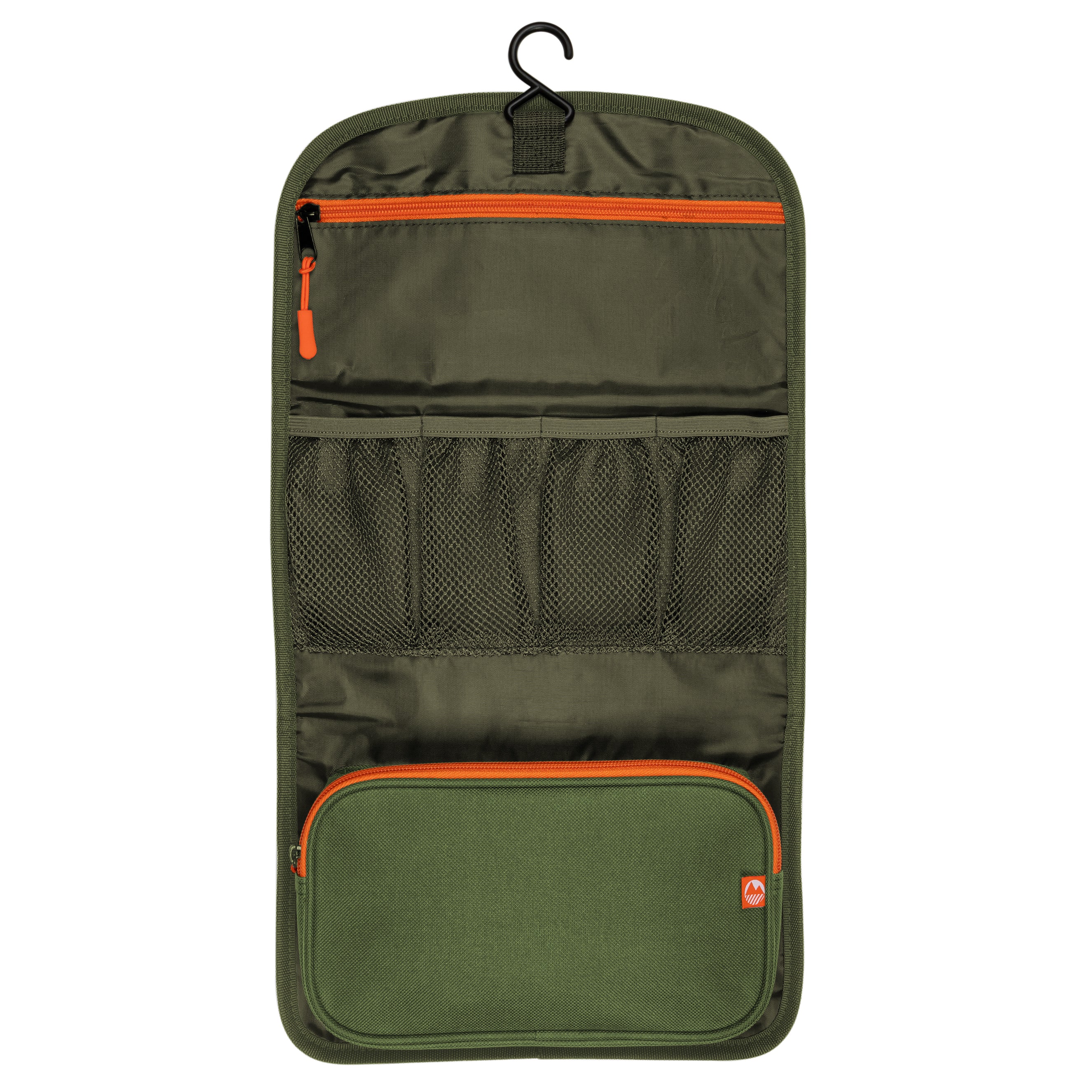 Eskdale Foldable Hanging Travel Toiletry Bag - Waterproof Cosmetic Organizer for Bathroom, Camping & Airplane Travel - Perfect for Toiletries, Makeup & Shower Essentials