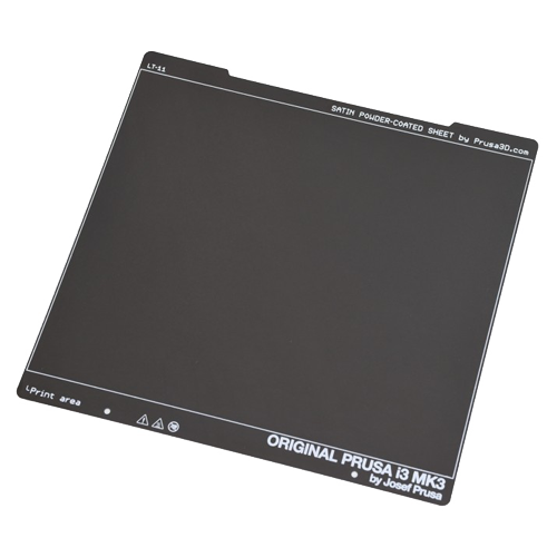 Premium Double-Sided Satin Powder Coated Spring Steel Sheet for Prusa i3 MK3/S/+ & MK2.5/S - Perfect for Smooth 3D Printing & Easy Print Removal