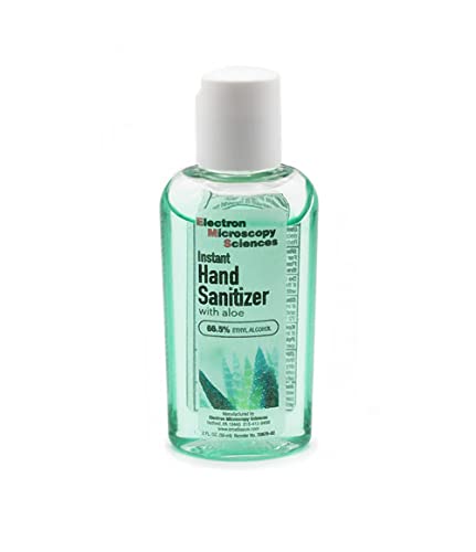 Natural Aloe Vera Hand Sanitizer - 2oz Travel Size, 70% Alcohol, Moisturizing & Germ-Killing - Perfect for Travel, Office, and Daily Use