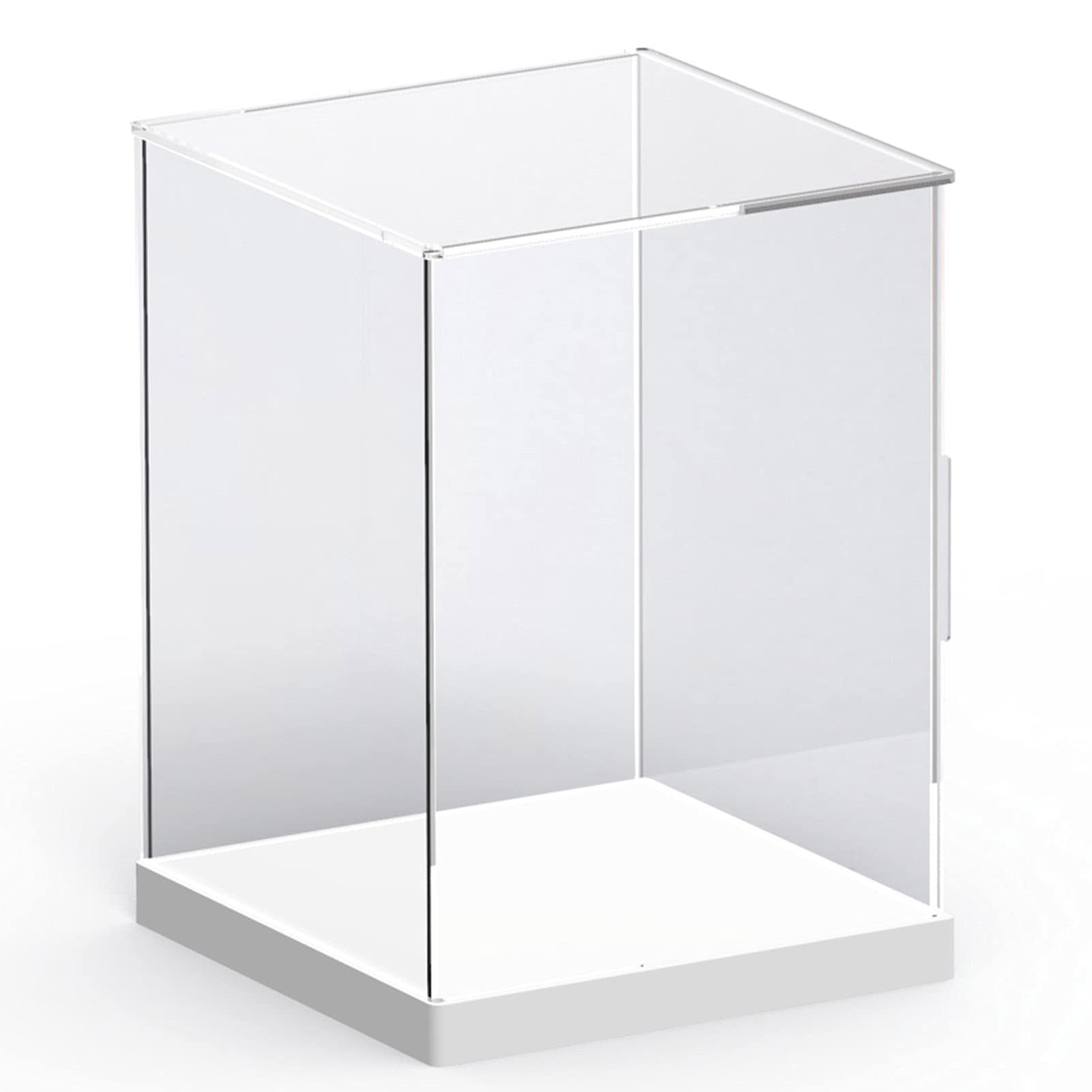 LXLIGHTS Acrylic Display Case with Removable Base - Clear Dustproof Showcase for Action Figures, Diecast Cars & Collectibles - Perfect for Home Decor, Retail Displays & Model Showcases