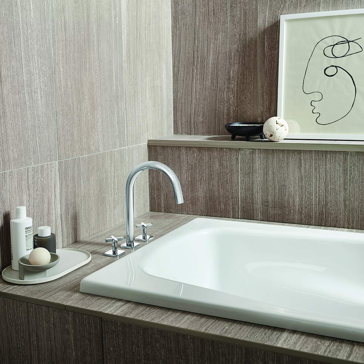 Speakman SB-3131 Lucid 3-Piece Bathroom Shower Mixer Trim Set - Modern Chrome Finish for Bathroom & Shower Renovation | Perfect for Home Upgrade and Spa-Like Experience