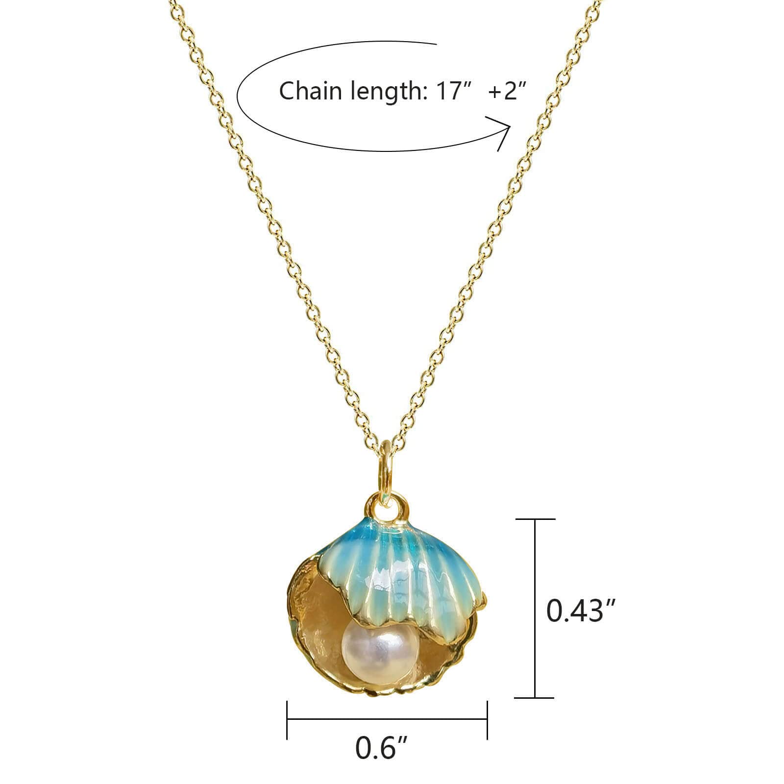 Trendy Seashell Pendant Necklace for Women - Beach Jewelry & Boho Style
