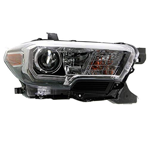 2016-2023 Toyota Tacoma LED Daytime Running Light & Halogen Headlight Assembly - Right Passenger Side Replacement for Improved Visibility & Safety | Perfect for Off-Roading, Night Driving & Daily Commutes