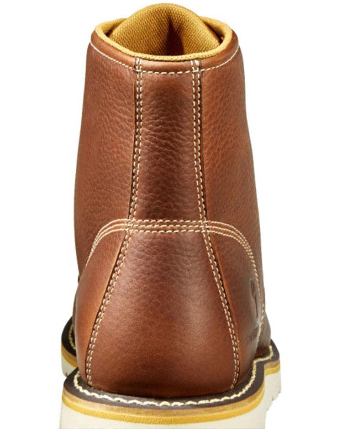 Carhartt Men's 6-Inch Waterproof Wedge Soft Toe Work Boots - Durable & Comfortable for Construction, Outdoor Jobs & Heavy Duty Work
