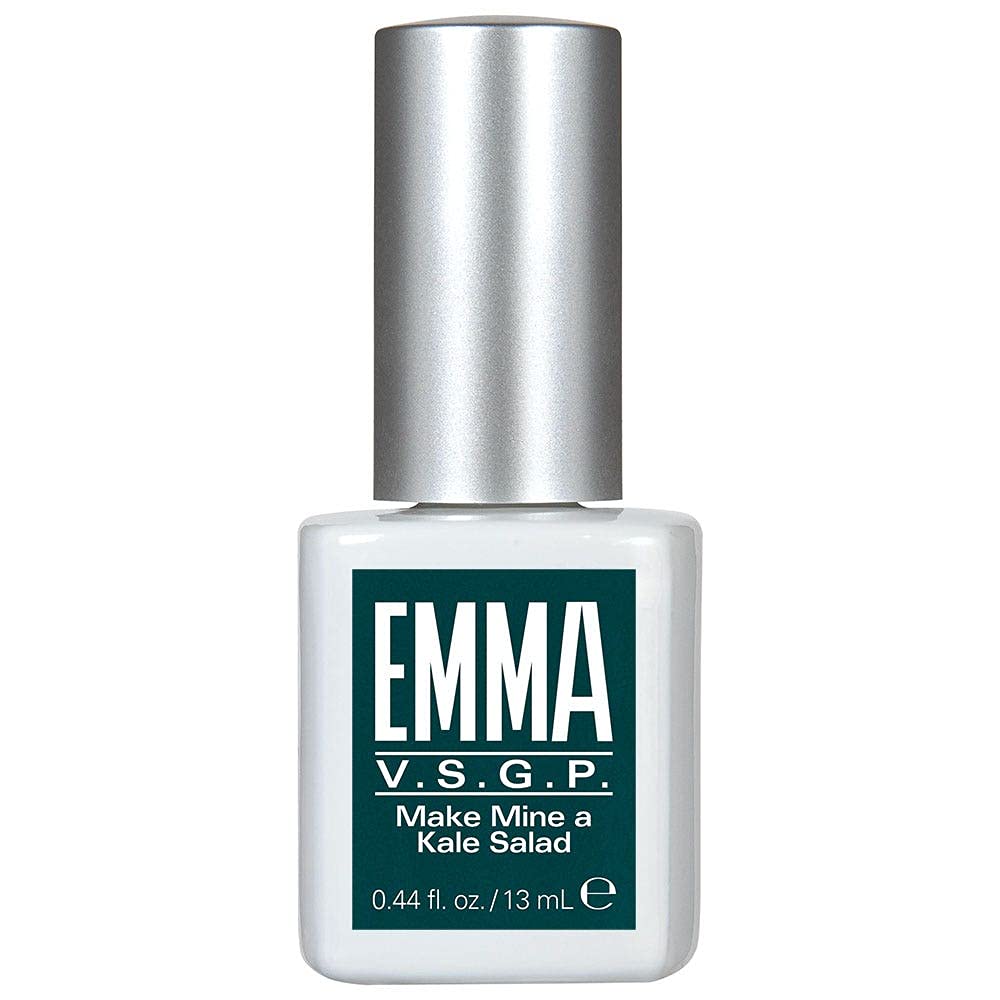 EMMA Beauty Gel Polish - Long Lasting Nail Color with 12+ Free Formula, 100% Vegan & Cruelty-Free (Make Mine A Kale Salad, 0.44 fl oz) - Perfect for Salon-Quality Manicures at Home, Parties & Special Occasions