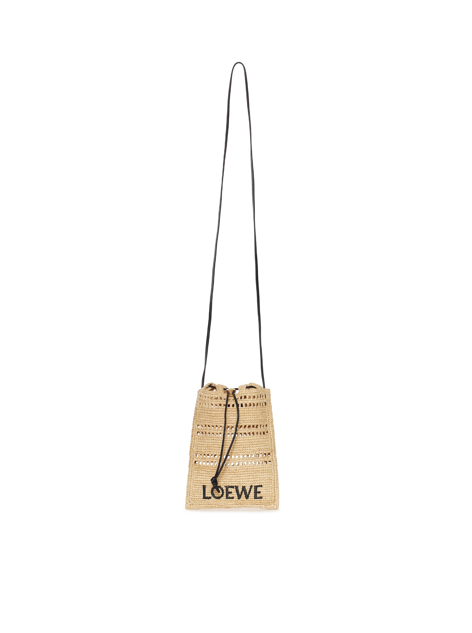 Stylish Raffia Drawstring Pocket Bag - Perfect for Beach, Picnic, and Summer Outings