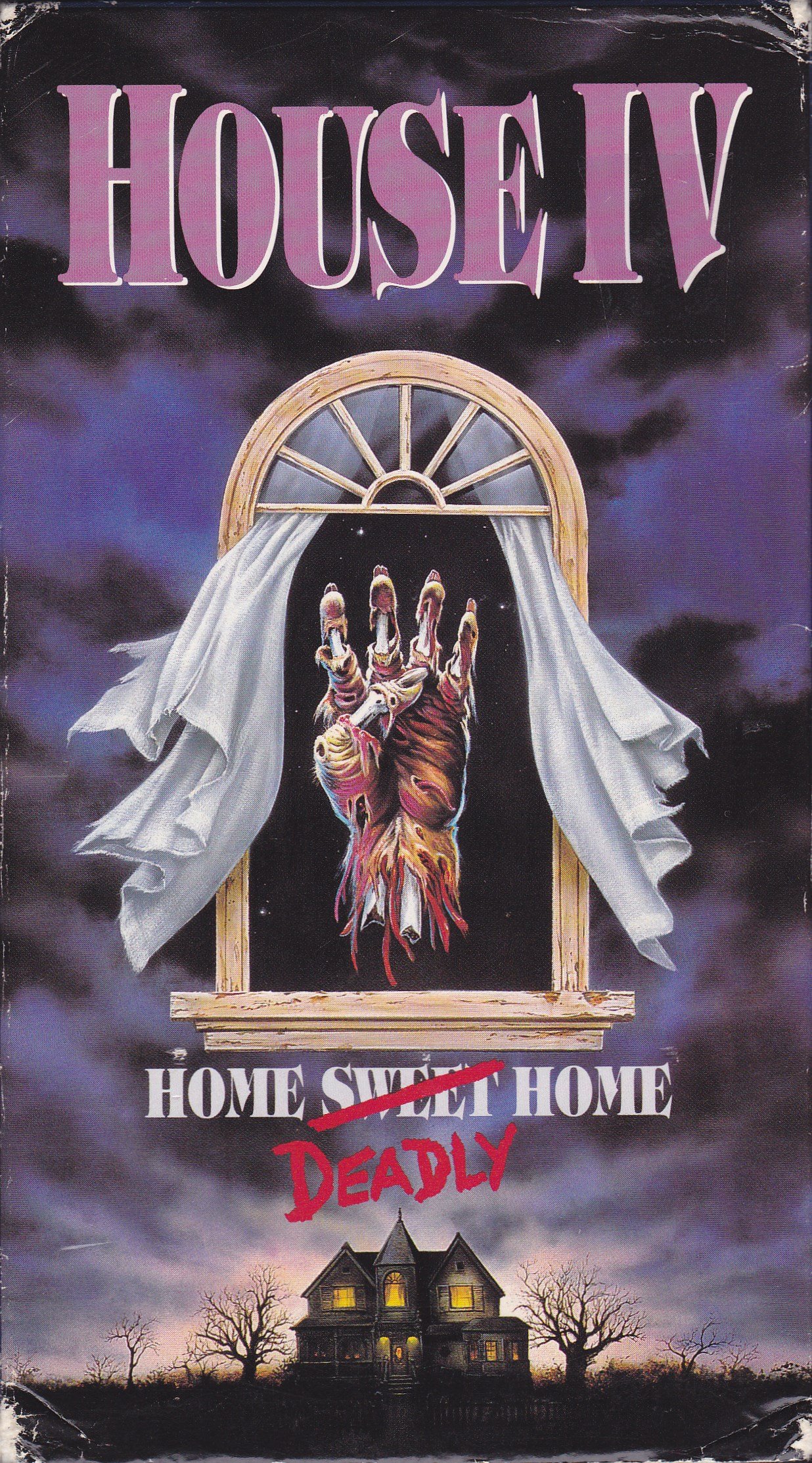 House IV: The Deadly Home - Classic Horror Movie on VHS - Perfect for Halloween & 80s Movie Nights