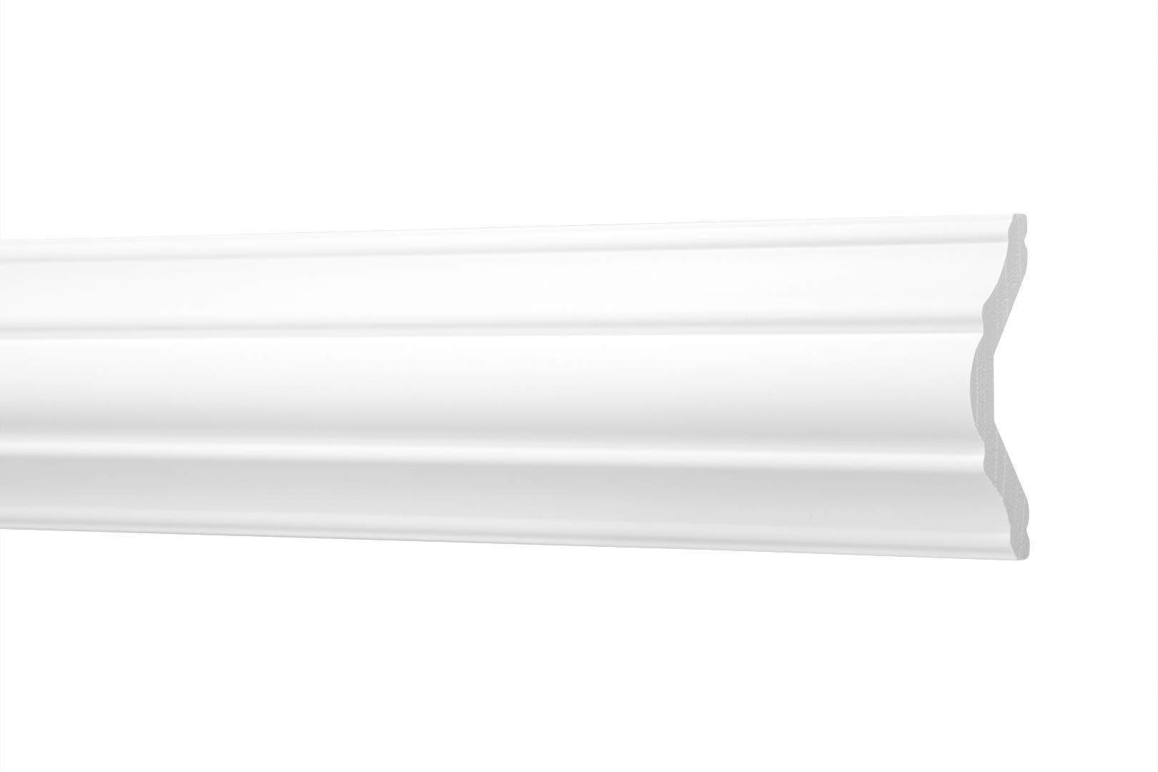 COSCA High-Density Ecopolymer Molding - Ultra Durable Polystyrene Trim (CM22-30 Meters) - Flat Moldings, Frieze Profiles & Stucco Trim for Interior Wall Decoration & Home Renovation