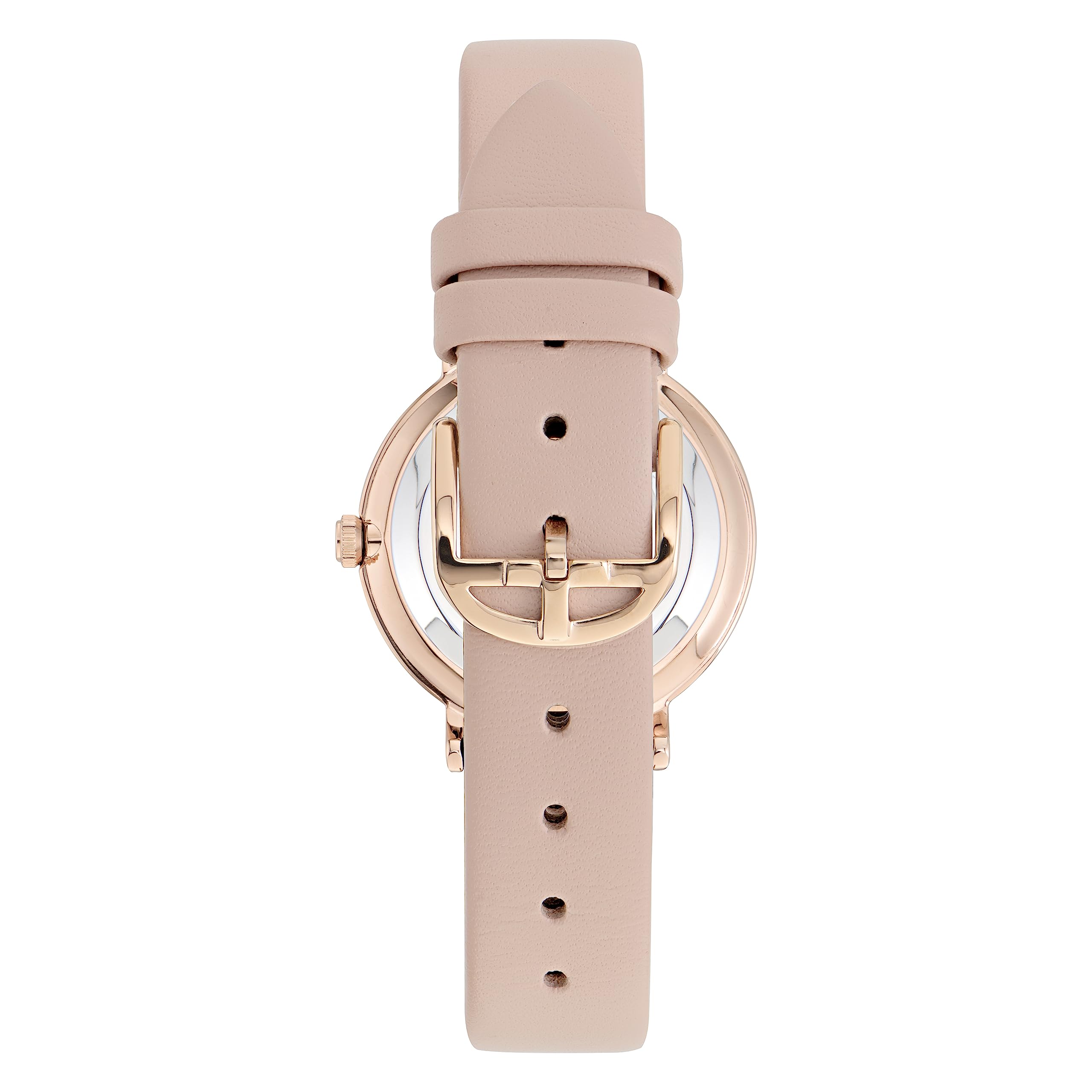 Ted Baker Women's Pink Genuine Leather Strap Watch BKPPHF3079I - Eco-Friendly Fashion Timepiece for Office, Party & Everyday Wear