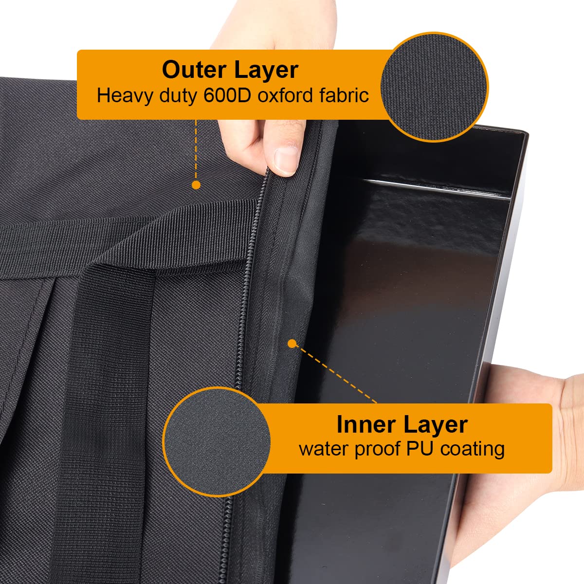Heavy Duty Griddle Carry Bag for Camp Chef Stove Grills - Fits Camp Chef Griddle SG60 & FG32 (2 Burner 14-Inch Griddles) - Professional Zippered Storage Bag for 14