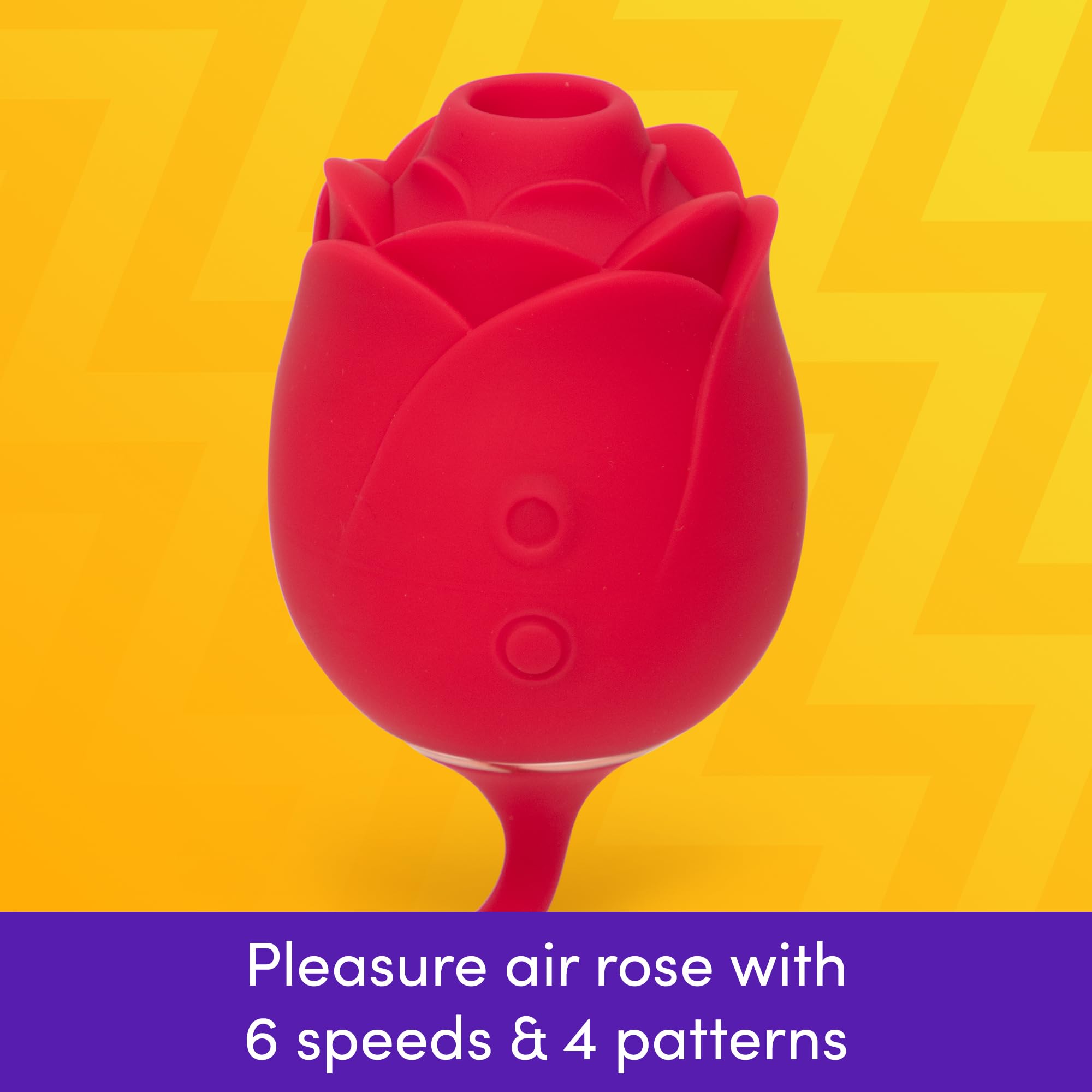 Lovehoney Rose Glow 2-in-1 Clitoral Stimulator & G-Spot Vibrator - 6 Suction Modes & Waterproof Rechargeable Rose Toy for Women - Perfect for Solo Play, Couples & Sensual Massage