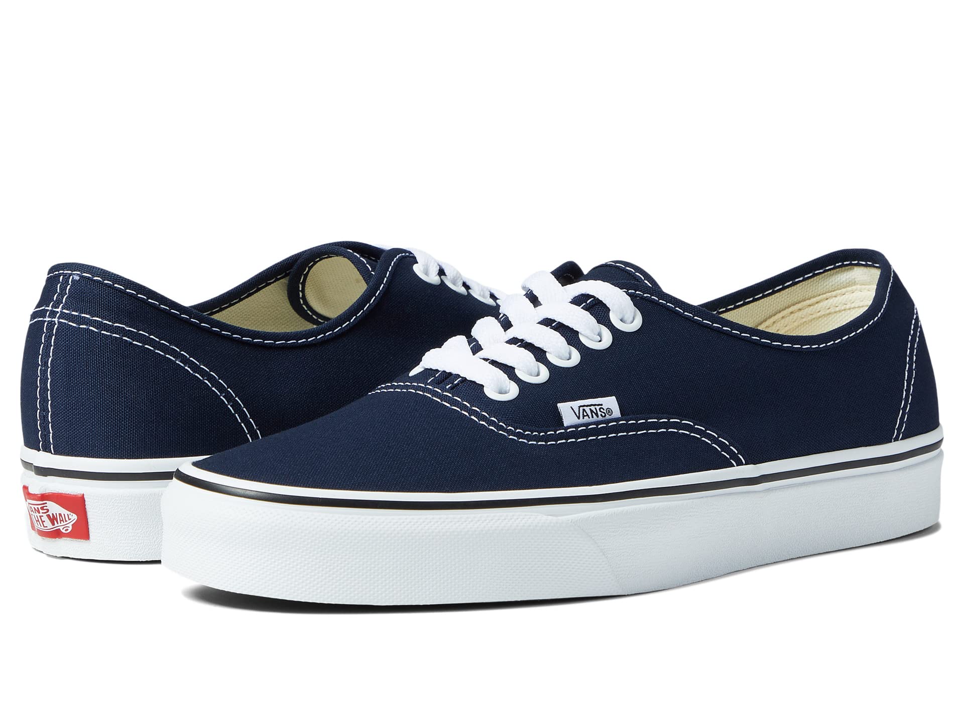 Vans Authentic Unisex Sneakers for Men & Women | Classic Canvas Skate Shoes for Casual Wear & Street Style