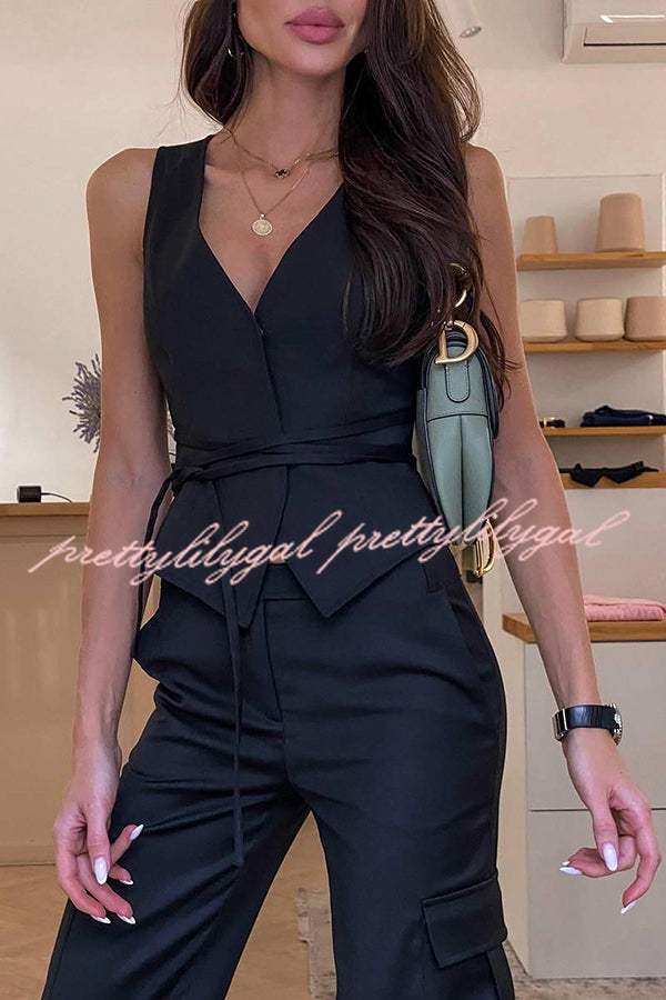 Stylish Button-Up Waist Strap Vest for Men & Women | Fashionable Layering Piece for Office, Date Night & Casual Outfits
