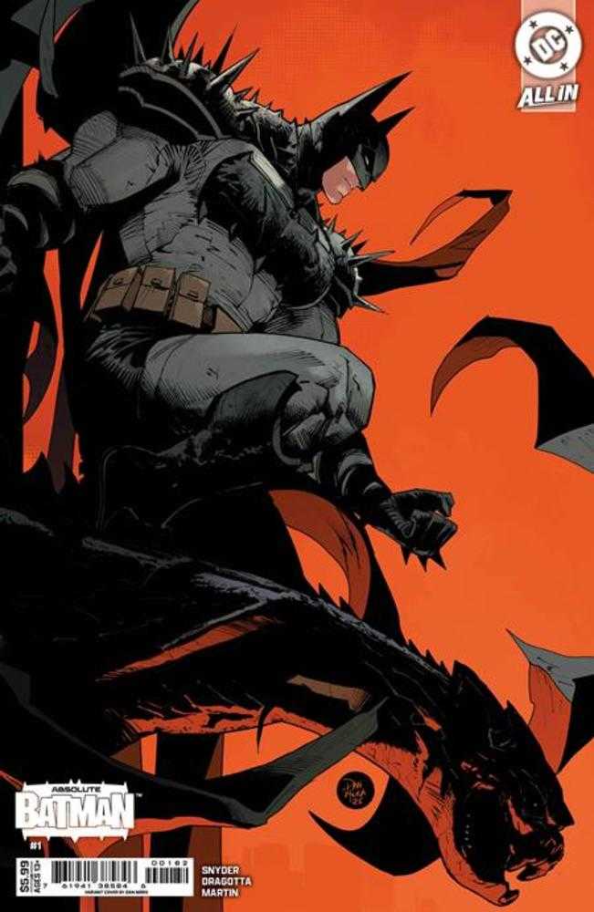 Absolute Batman #1 6th Print Cover B Dan Mora Card Stock Variant - Collectible DC Comics Graphic Novel for Superhero Fans - Perfect for Display, Gifting & Comic Book Collections