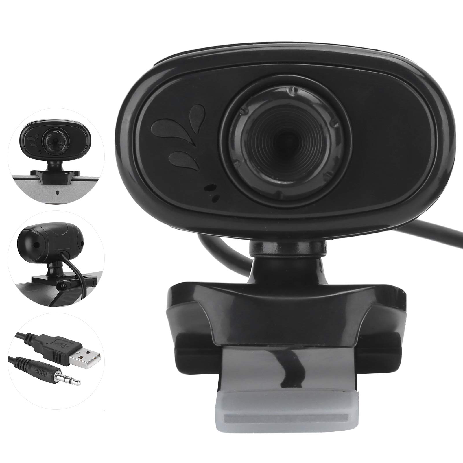 Ciciglow USB Webcam with Mic - HD Web Camera for PC, Laptop - Perfect for Video Calls, Online Classes & Meetings