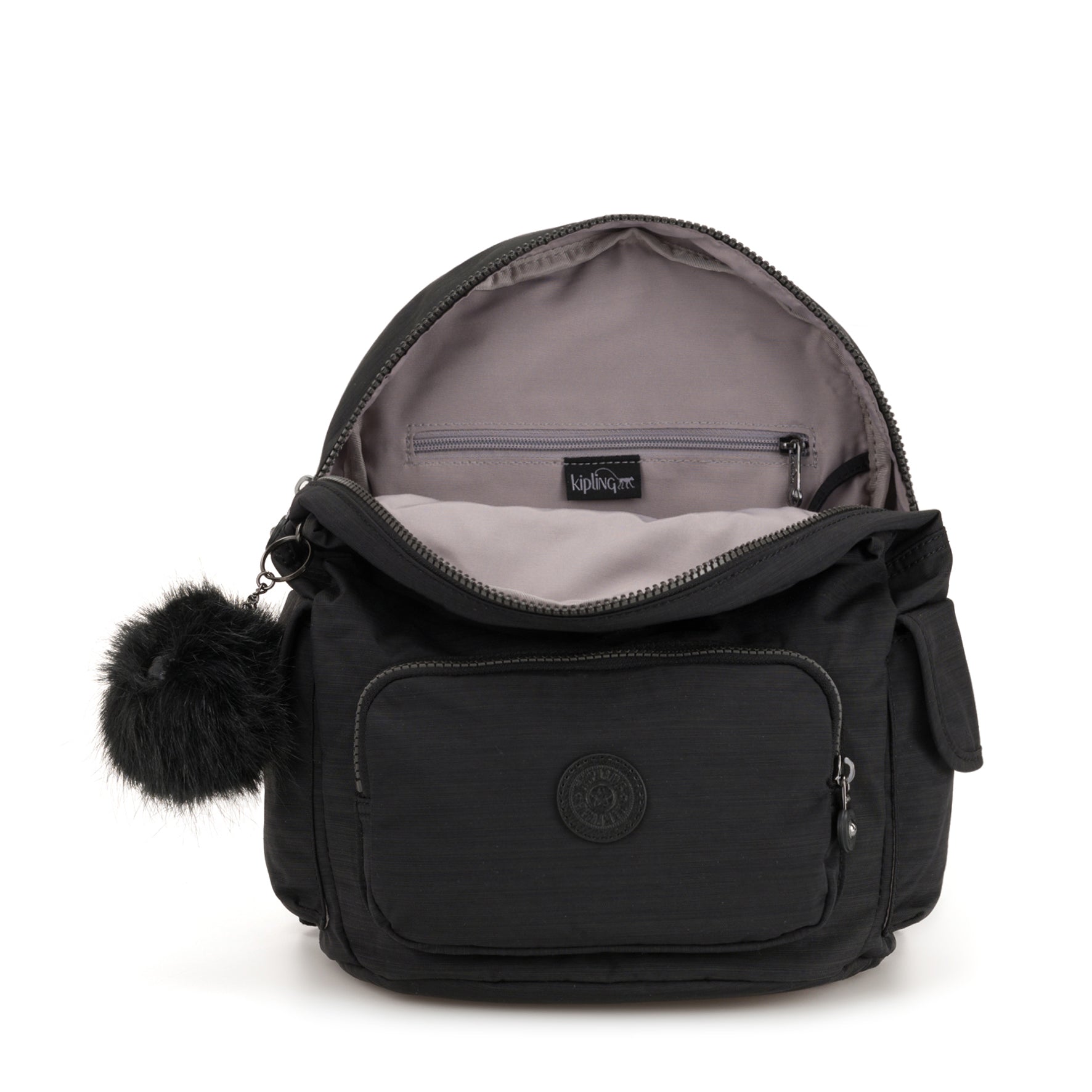 Kipling City Pack Small Backpack for Women & Men - Lightweight Travel Daypack, Water-Resistant Black Noir Backpack for Work, School, Commuting & Everyday Use