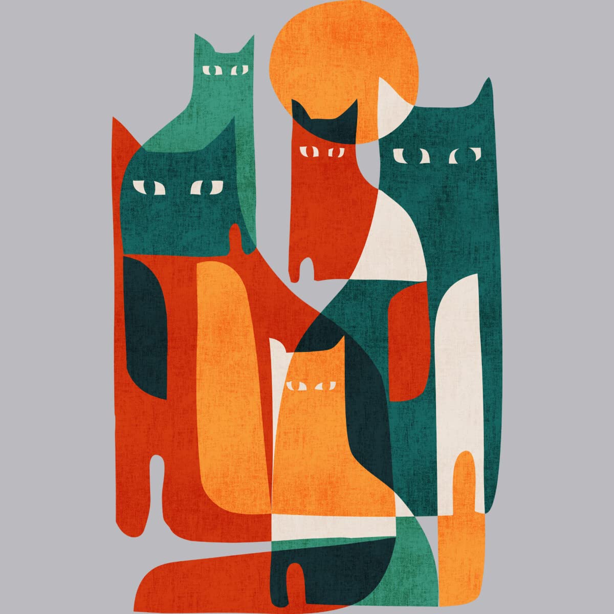 Men's Cat Graphic Tank Top by Design By Humans - Casual Wear