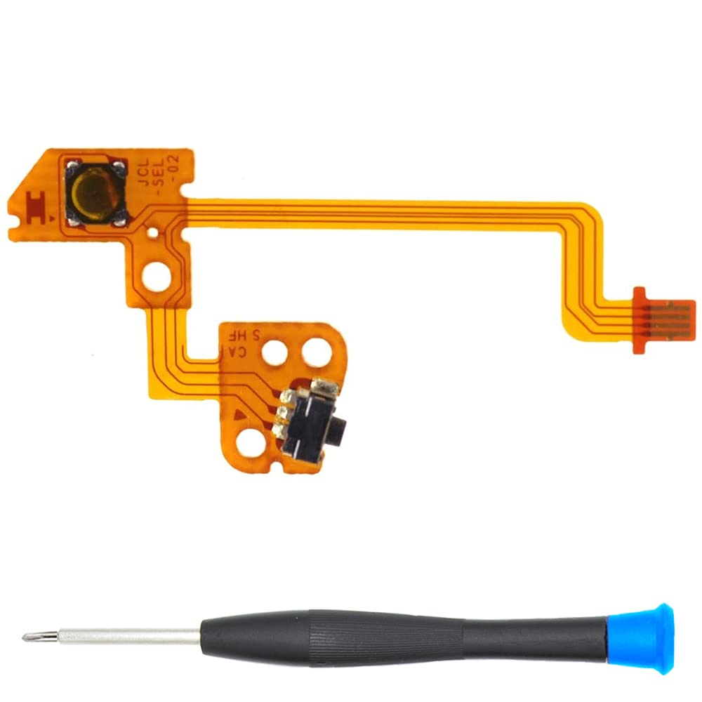 Original MMOBIEL L Button Key Ribbon Flex Cable Replacement for Nintendo Switch Joy-Con Controller - Includes Y-Screwdriver - Easy DIY Repair for Drift Fix & Button Issues - Perfect for Gaming Enthusiasts & Home Repairs