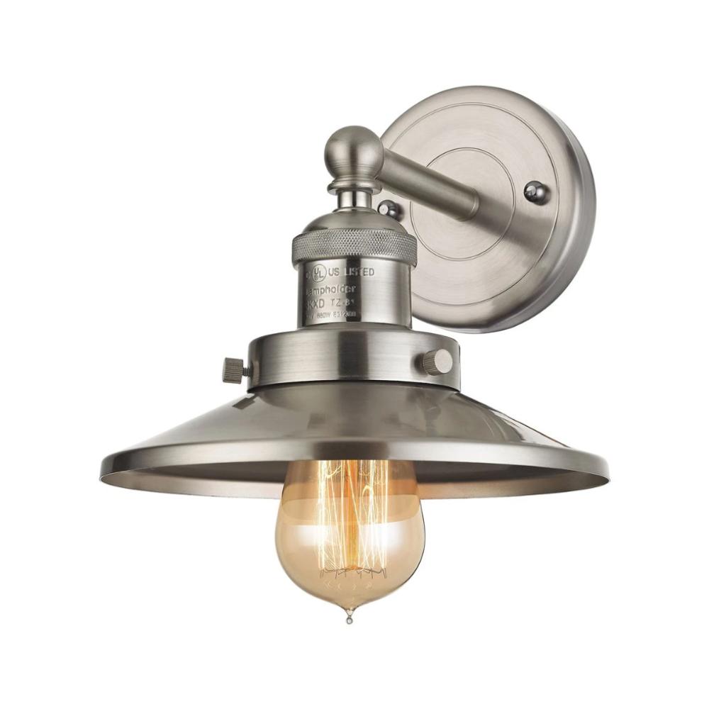 Vintage English Pub Wall Sconce Light Fixture - Antique Brass Wall Lamp for Home Bar, Tavern & Man Cave Decor - Perfect for British Pub Theme, Basement Lighting & Game Room Ambiance
