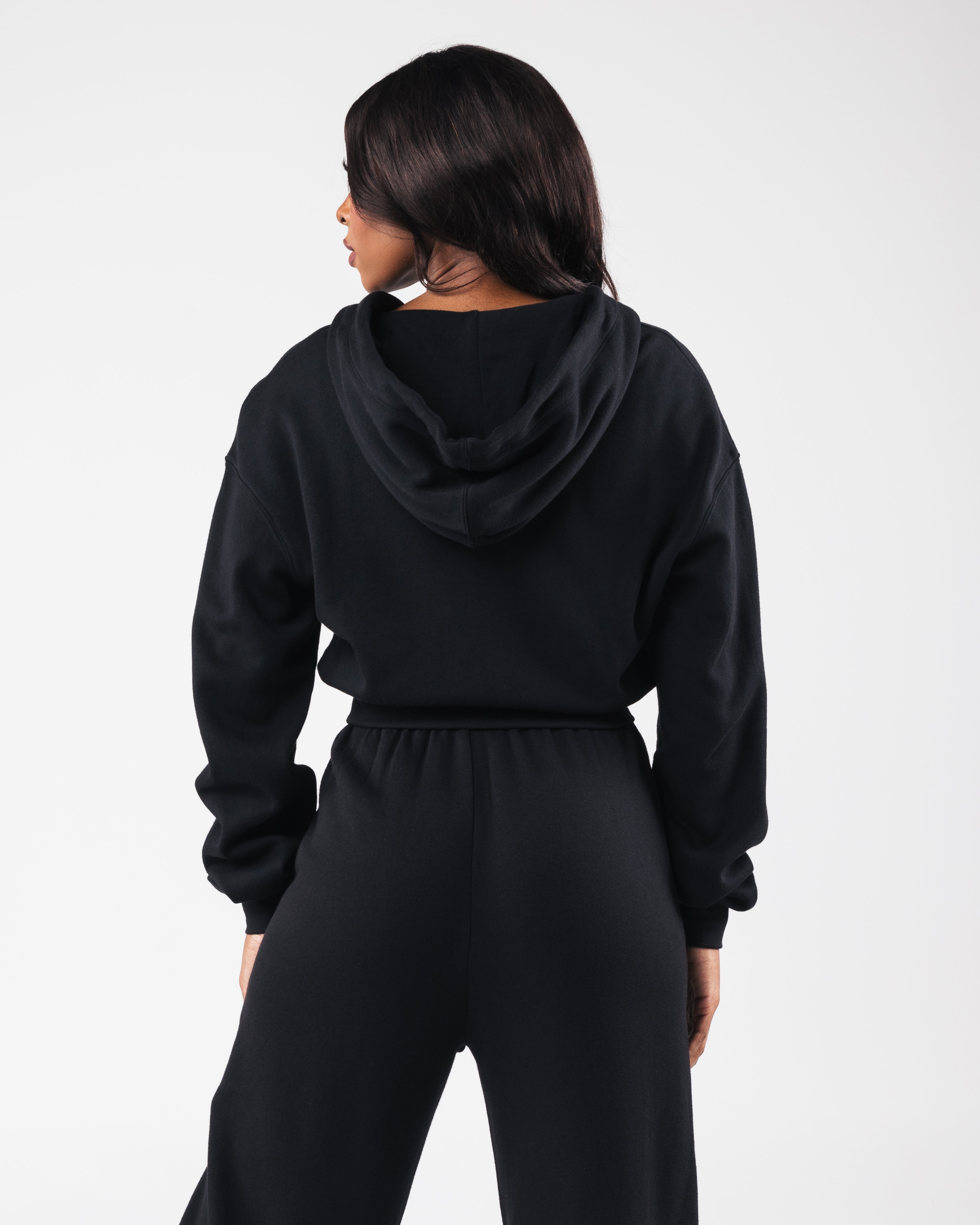 Men's Black Fleece Zip Jacket - Lightweight Warm Winter Coat for Outdoor Activities & Casual Wear